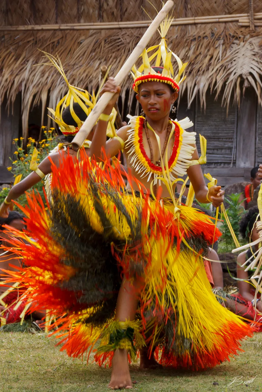 Traditional dance, Yap, Federated States of Micronesia