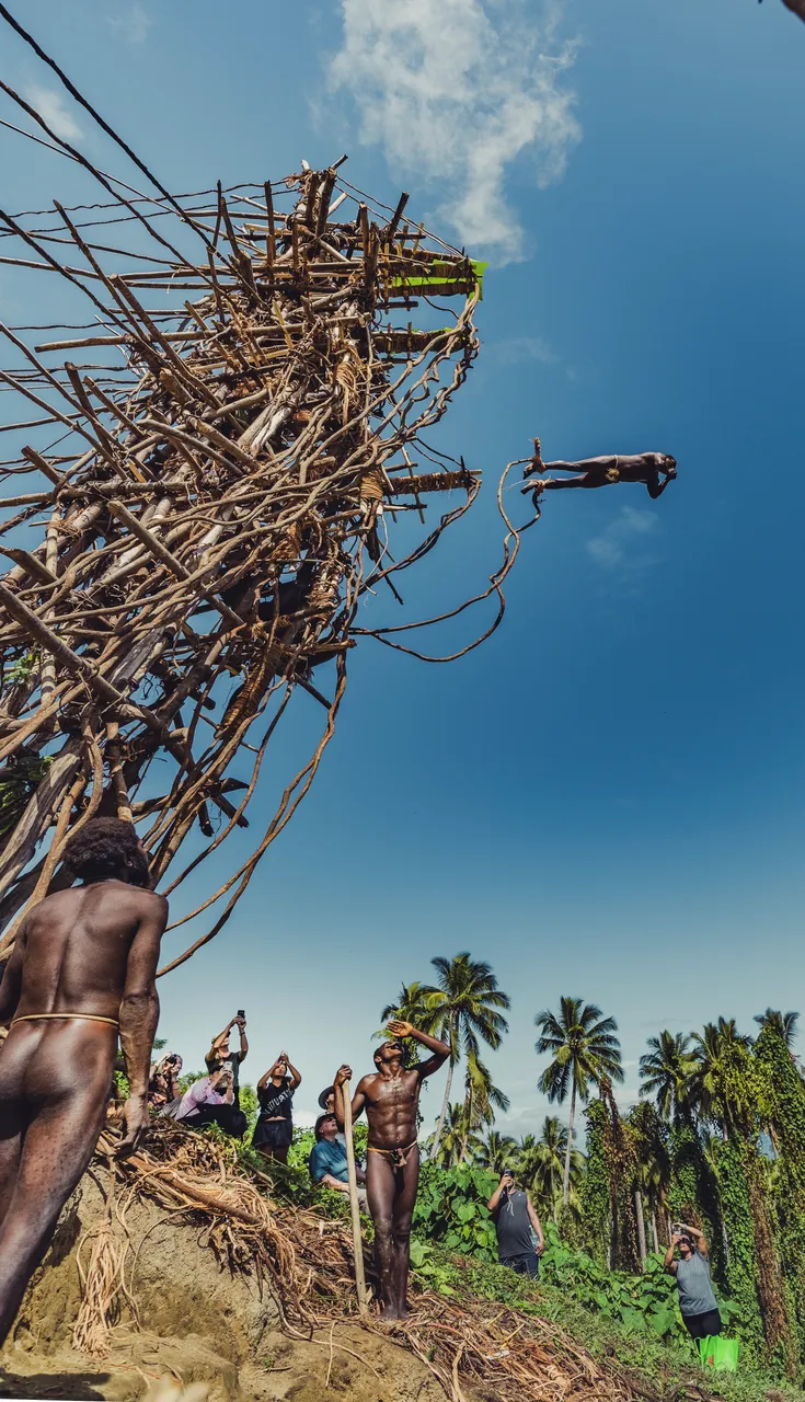 Naghol Land Diving Pentecost Island, Vanuatu