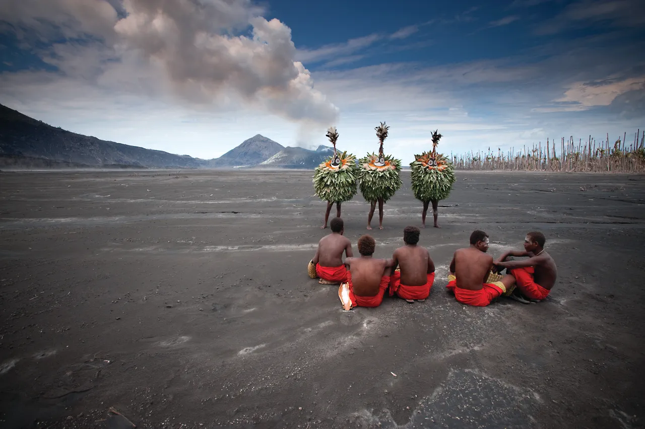 Tolai Dukduk near Mount Tavurvur, Rabaul, East New Britain Province, Papua New Guinea