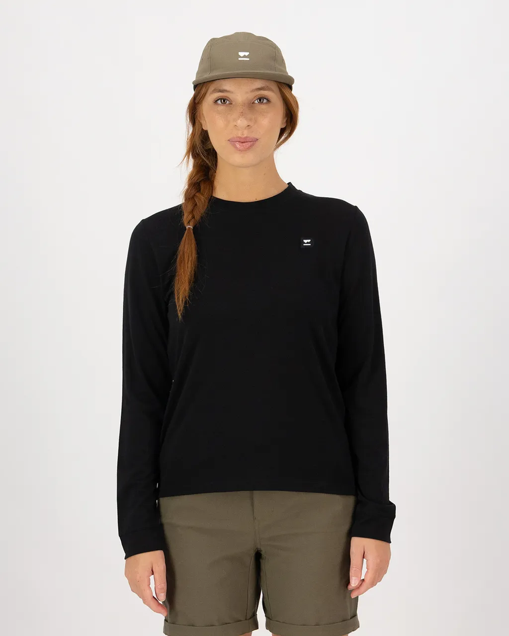 100462-1227-001-101 Womens Icon Merino Long Sleeve Black