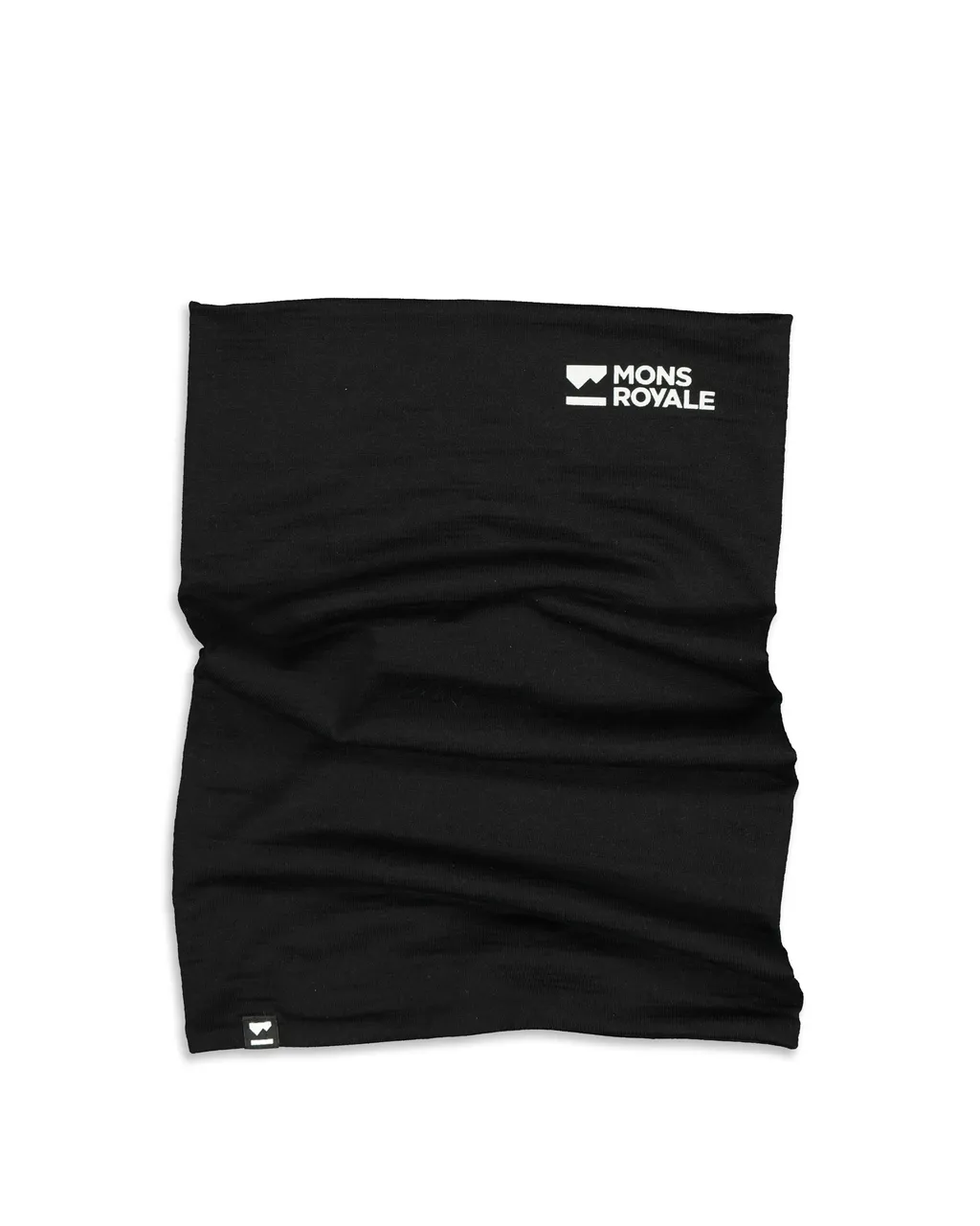 100102-1171-001-201 Unisex Double Up Merino Neckwarmer Black