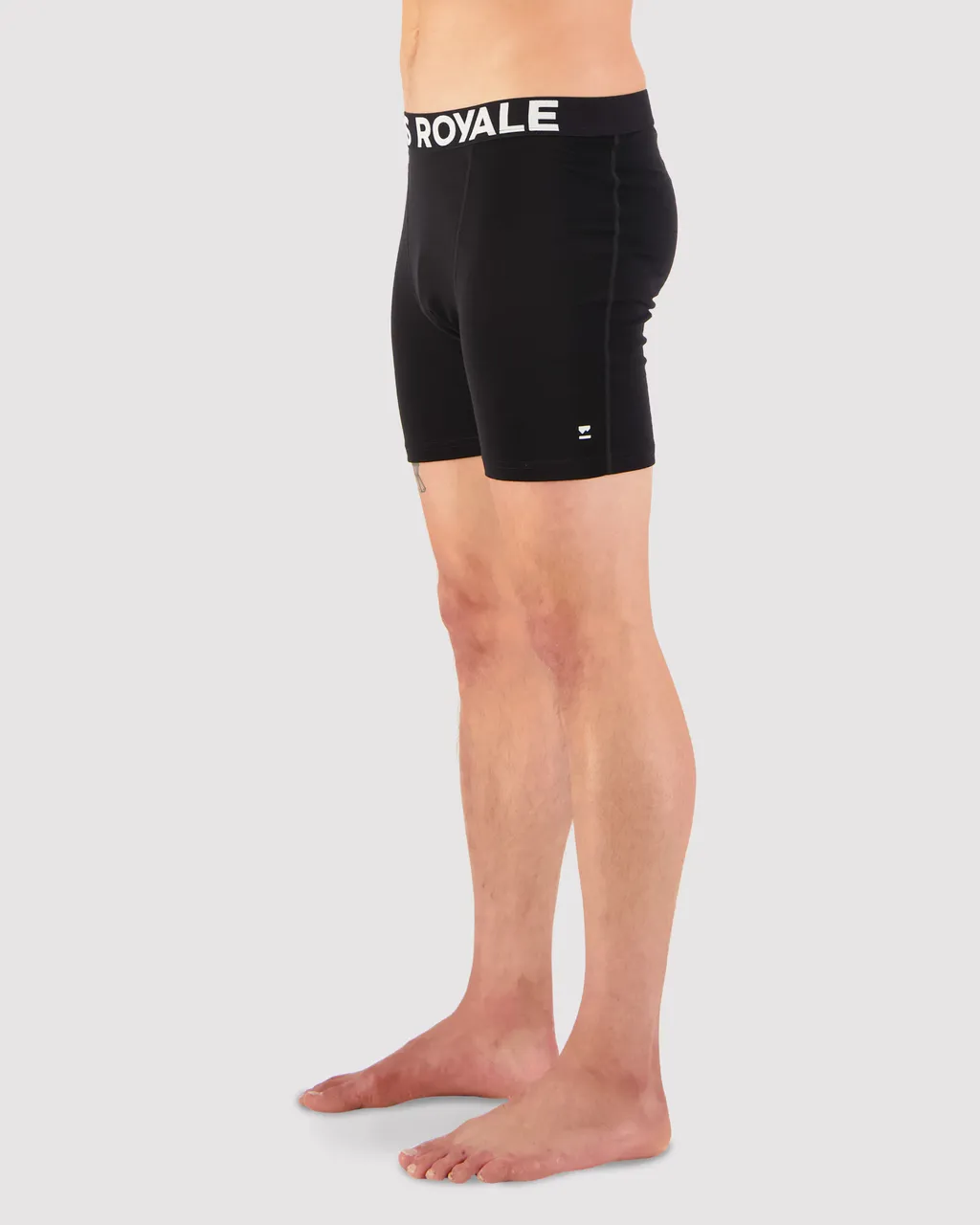 100088-1169-001-101 Mens Hold 'em Merino Boxer Black
