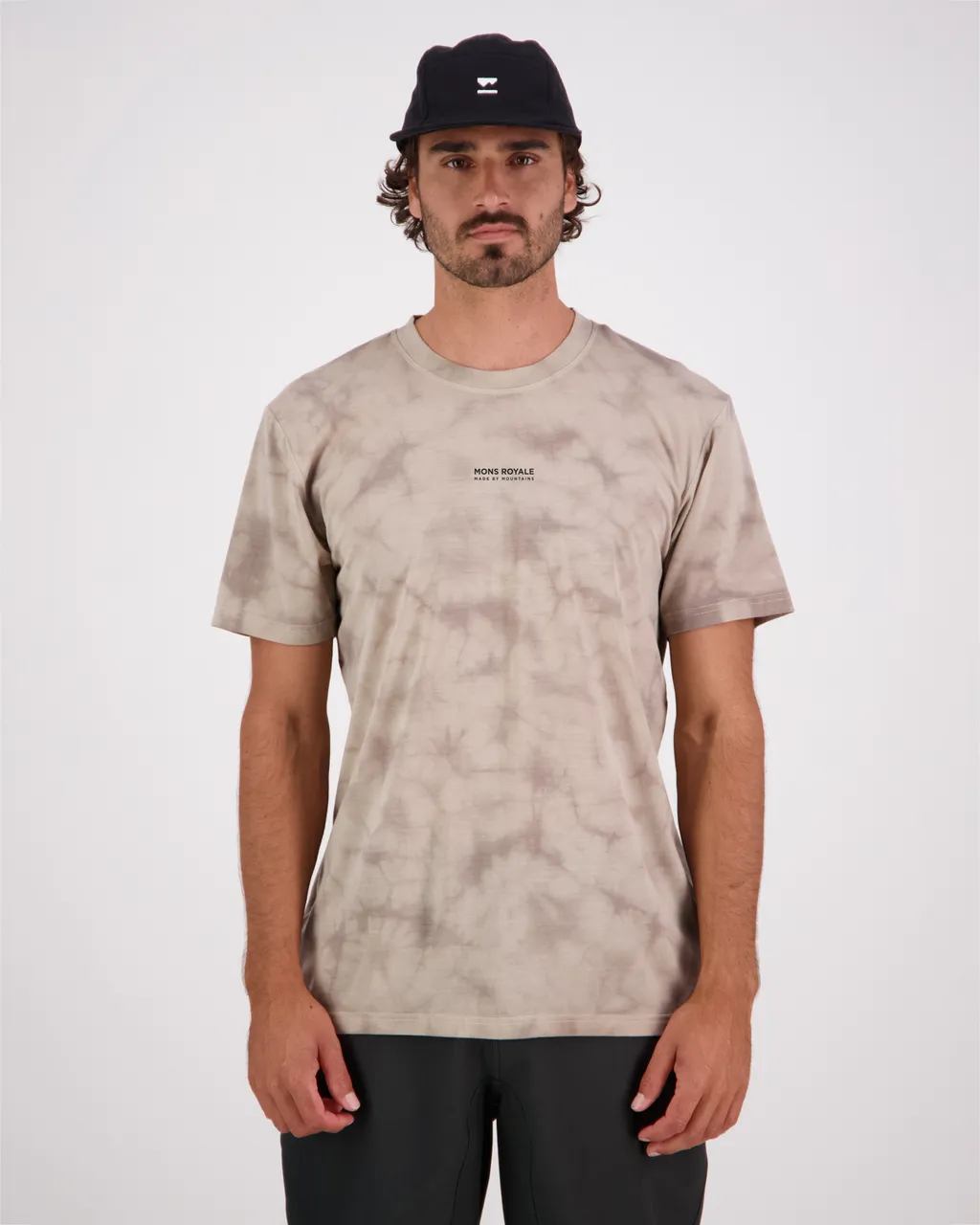 100343-1208-711 - Icon Merino Air-Con T-Shirt Tie Dyed - Desert Tie Dye - Mens