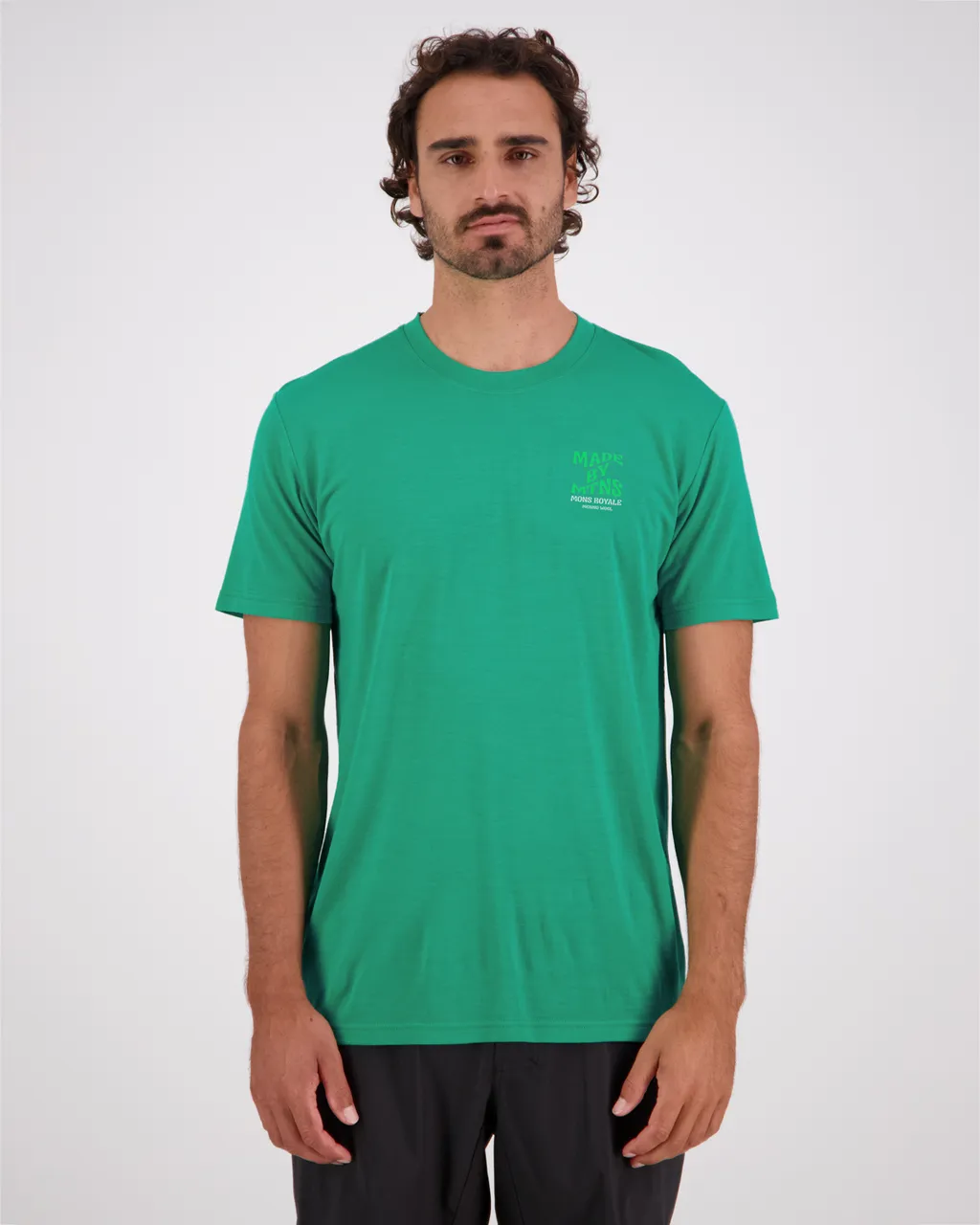 100275-1233-714 - Icon Merino Air-Con T-Shirt - Pop Green - Mens