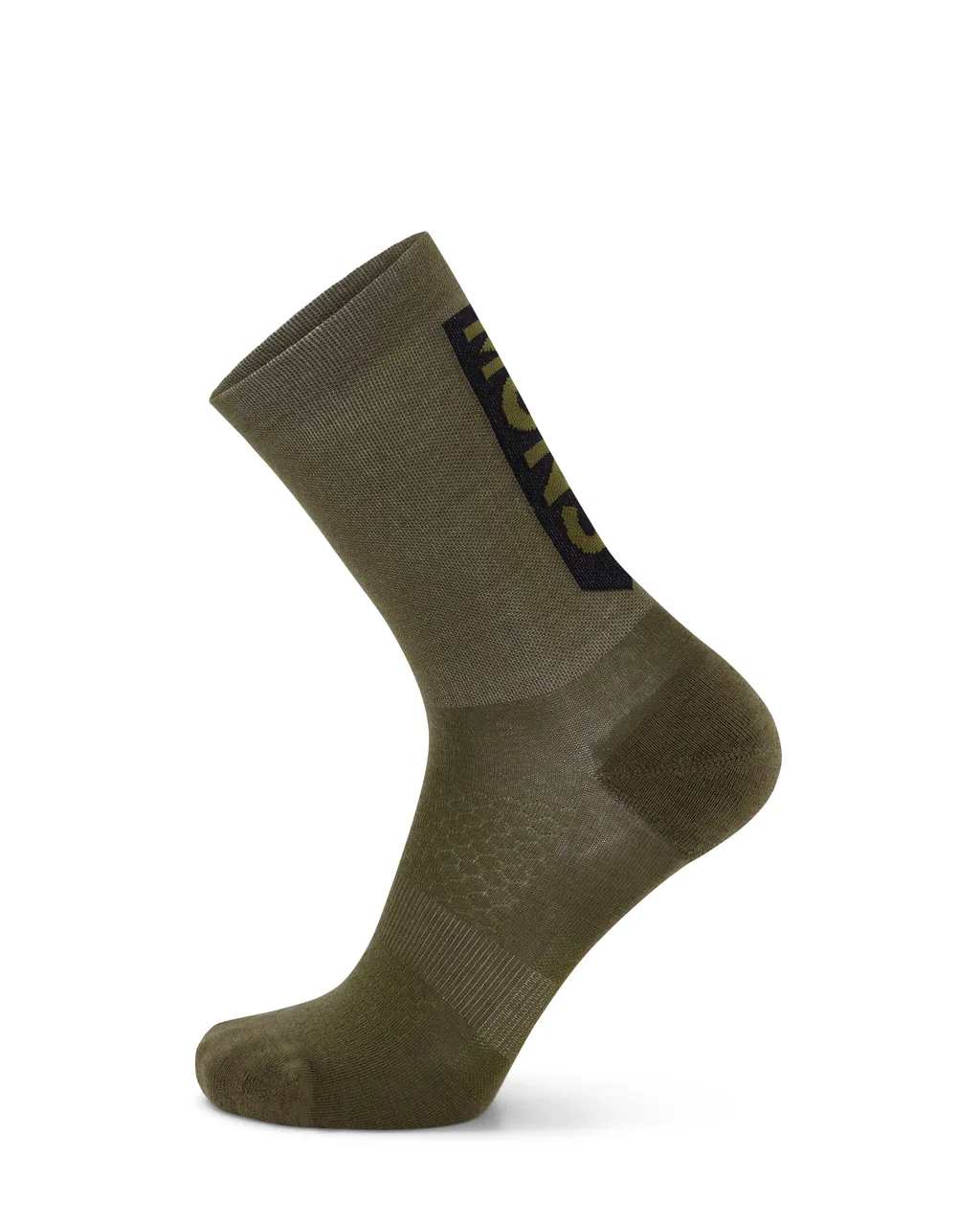 100553-1192-299 - Atlas Merino Crew Sock - Dark Olive - Unisex