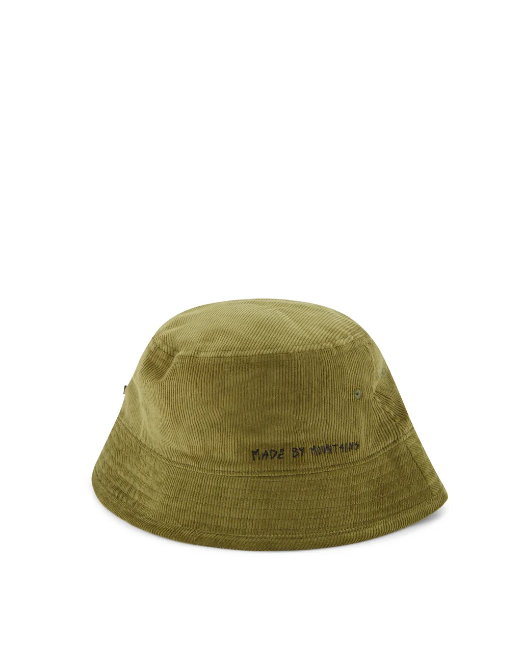 100707-1169-299 - Corduroy Bucket Hat - Dark Olive - Unisex