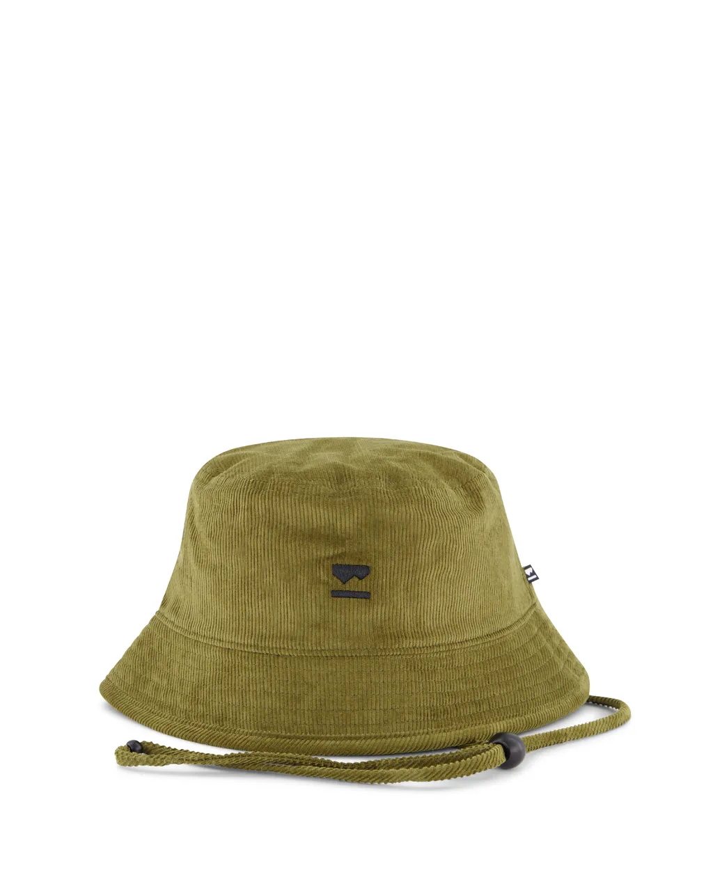 100707-1169-299 - Corduroy Bucket Hat - Dark Olive - Unisex
