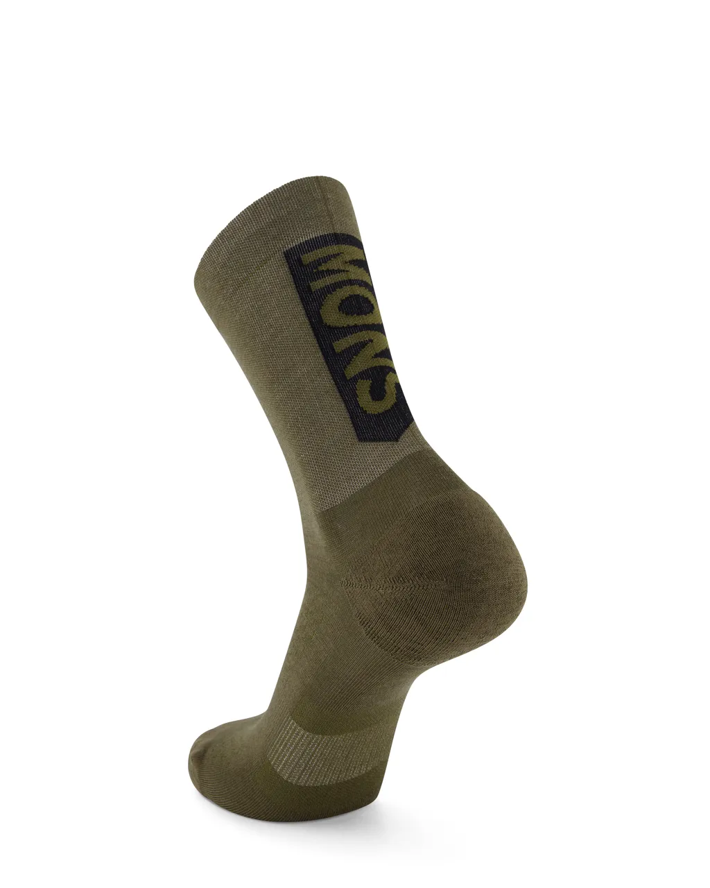 100553-1192-299 - Atlas Merino Crew Sock - Dark Olive - Unisex