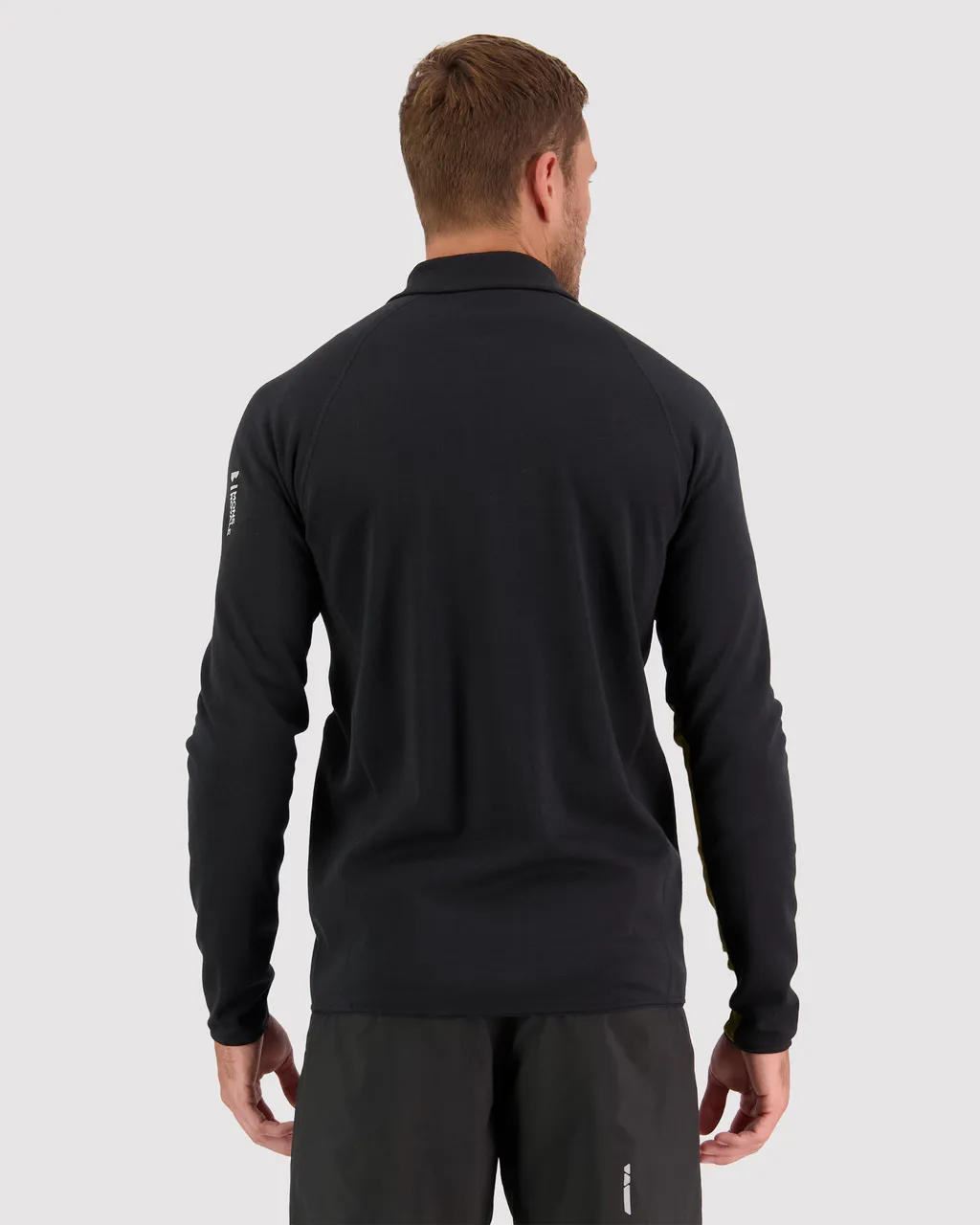100607-1029-001 - Approach Merino Gridlock Jacket - Black - Mens