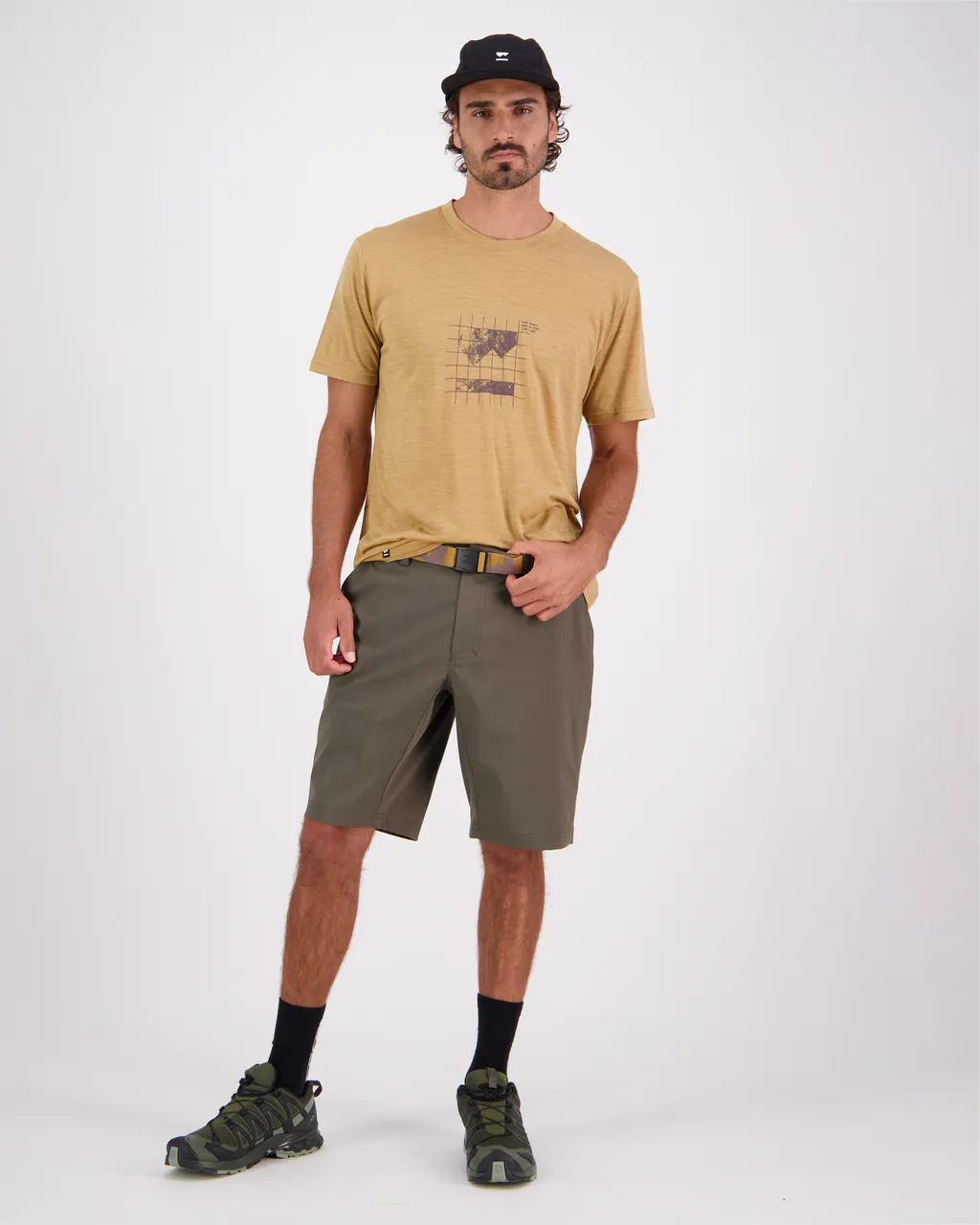 100693-1169-303 - Drift Shorts - Olive Night - Mens