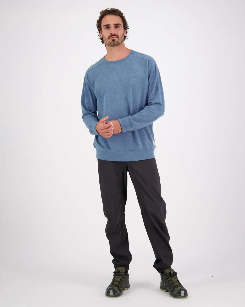 100188-1188-663 - Covert Lite Crew - Smokey Blue - Mens
