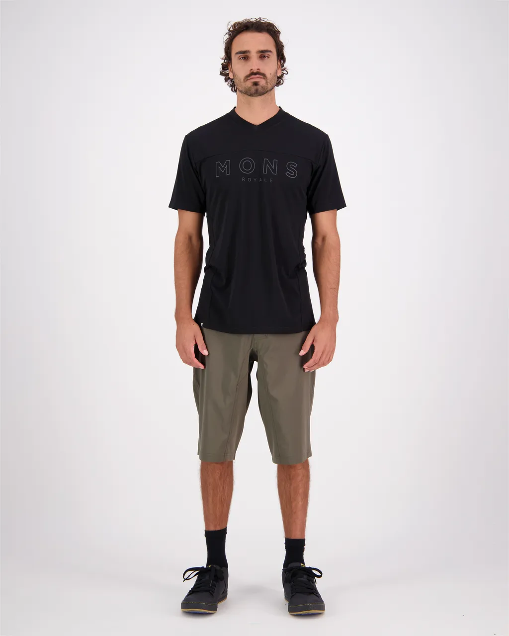 100694-1169-303 - Virage Bike Shorts - Olive Night - Mens