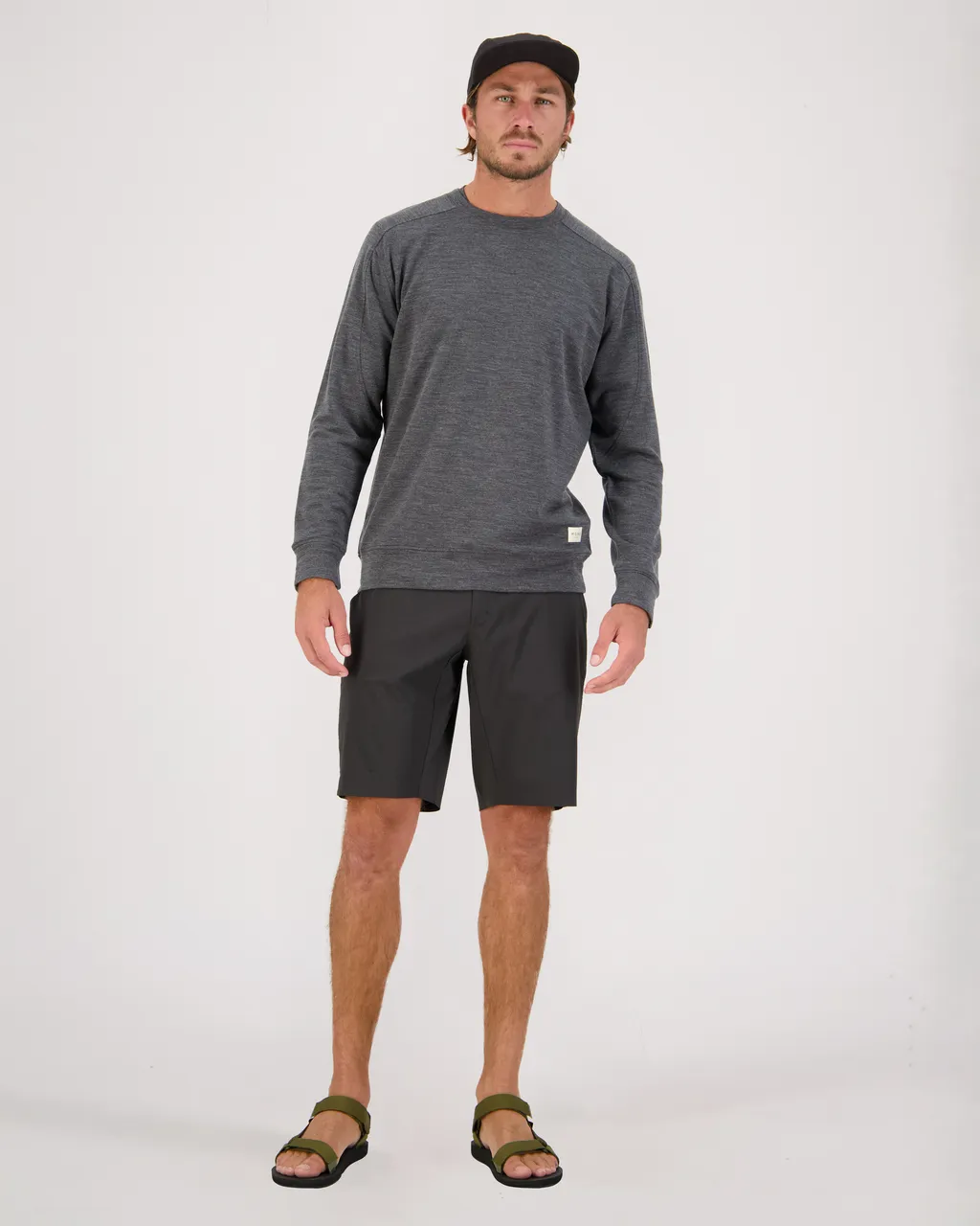 100188-1188-021 - Covert Lite Crew - Smoke - Mens