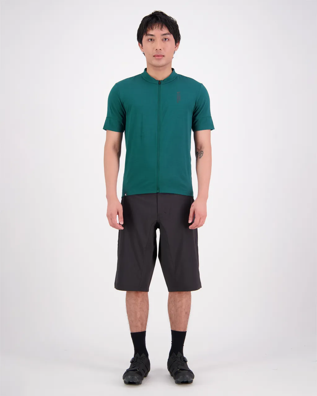 100653-1223-300 - Roam Cargo Merino Shift Full Zip T - Evergreen - Mens