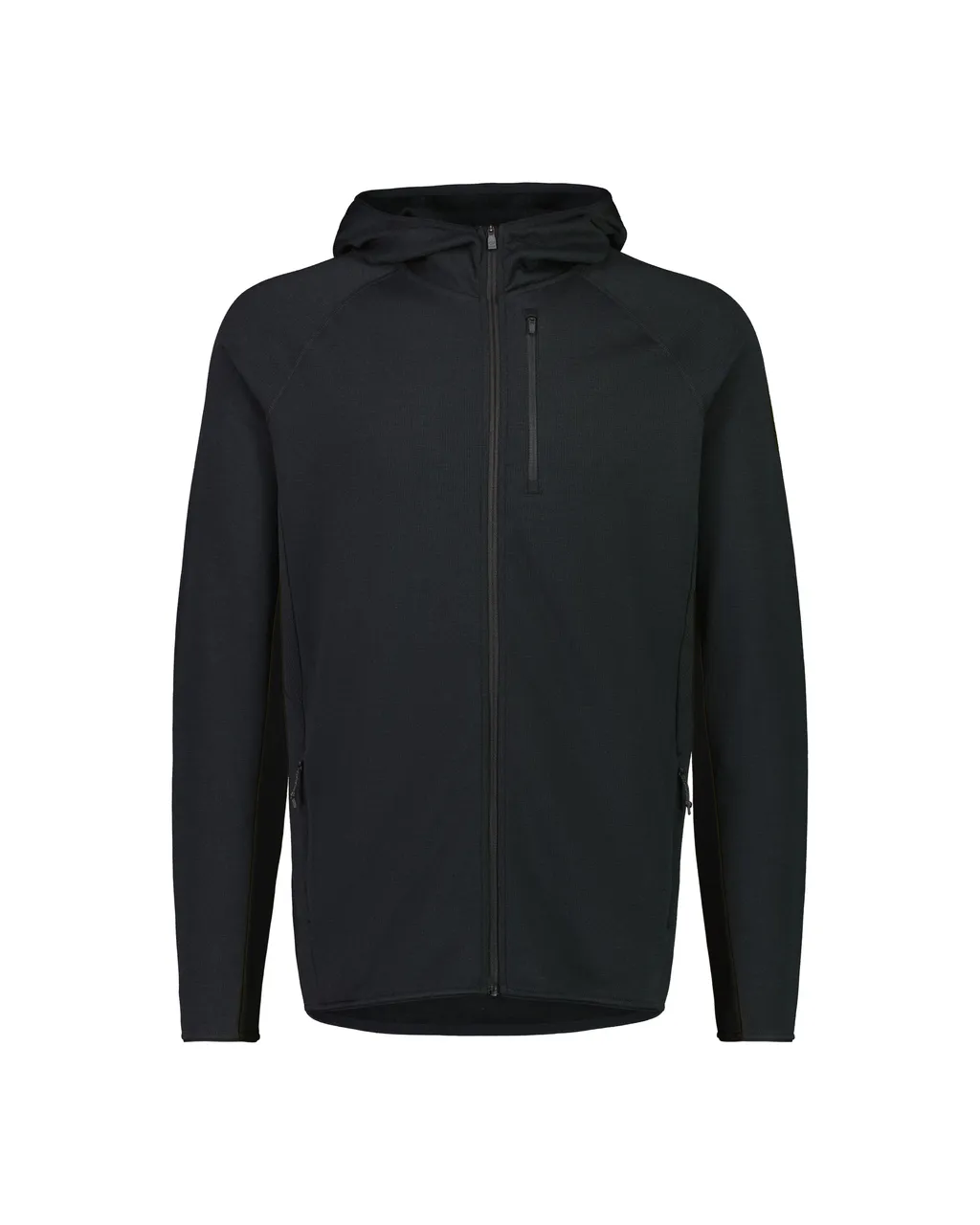 100606-1029-001 - Approach Merino Gridlock Hood - Black - Mens
