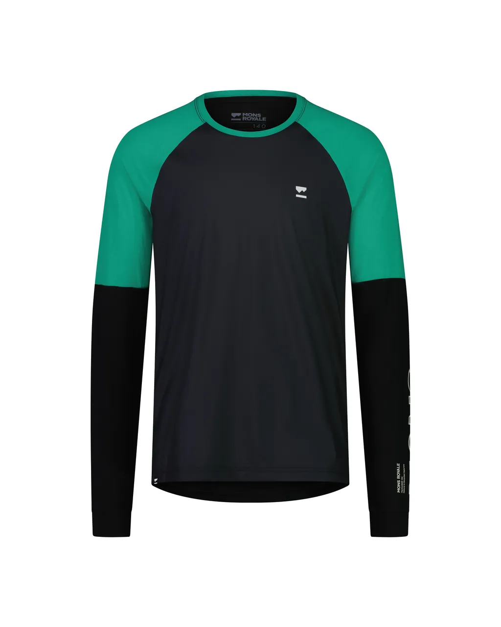 100581-1169-720 - Tarn Merino Shift Wind Jersey - Pop Green / Black - Mens