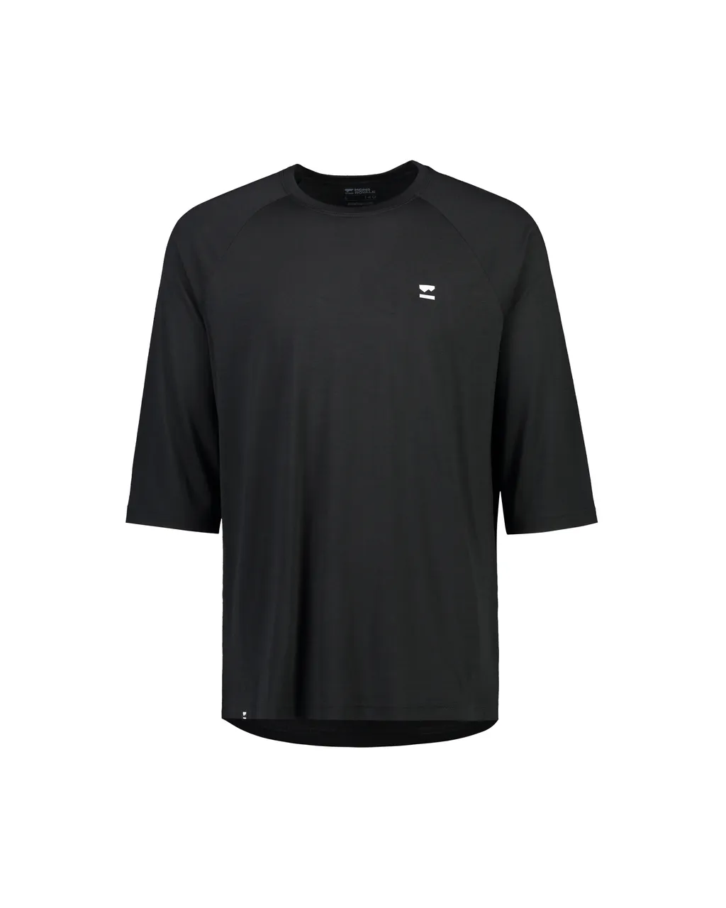 100582-1169-001 - Tarn Merino Shift Raglan 3/4 - Black - Mens