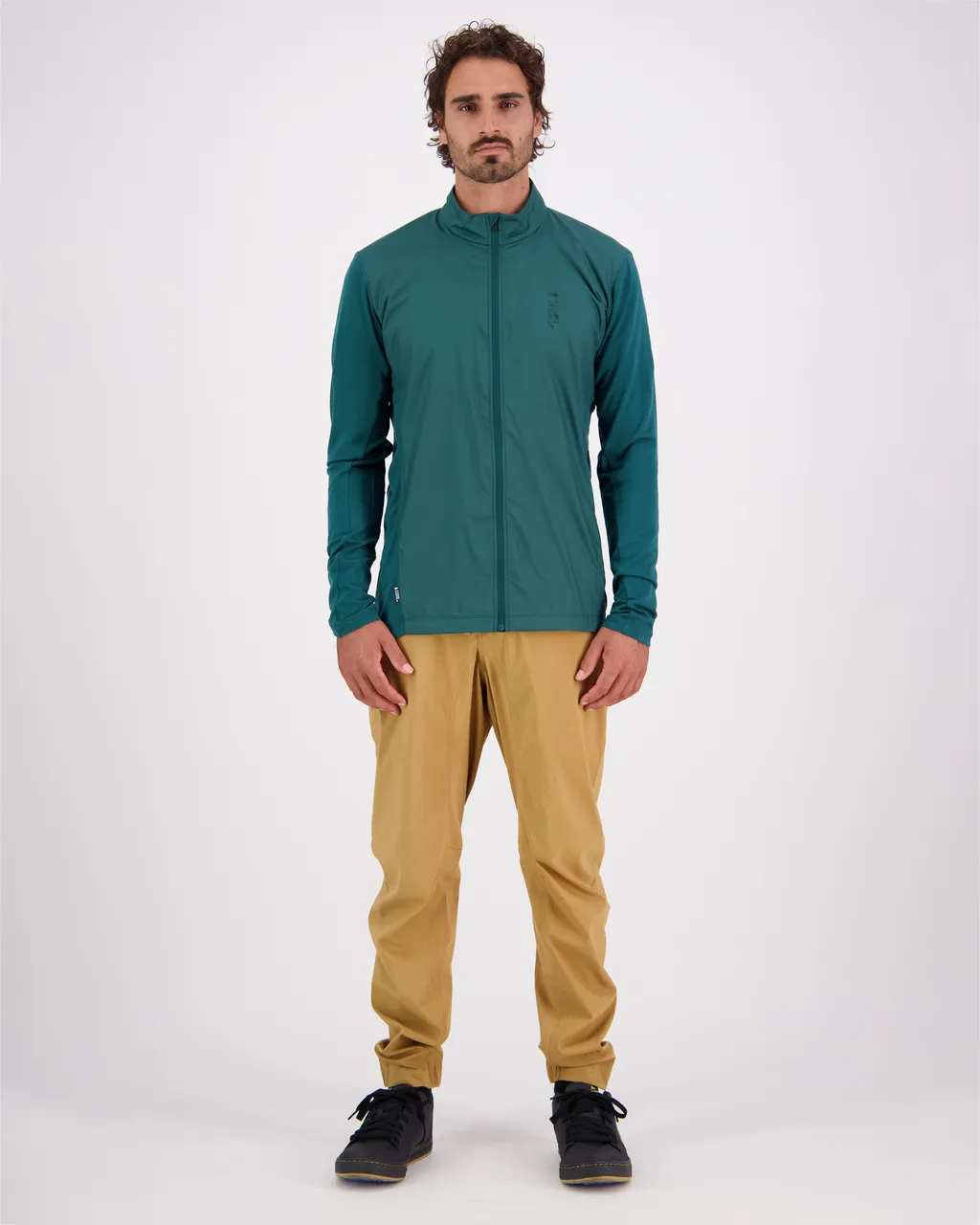 100308-1165-300 - Redwood Merino Air-Con Wind Jersey - Evergreen - Mens
