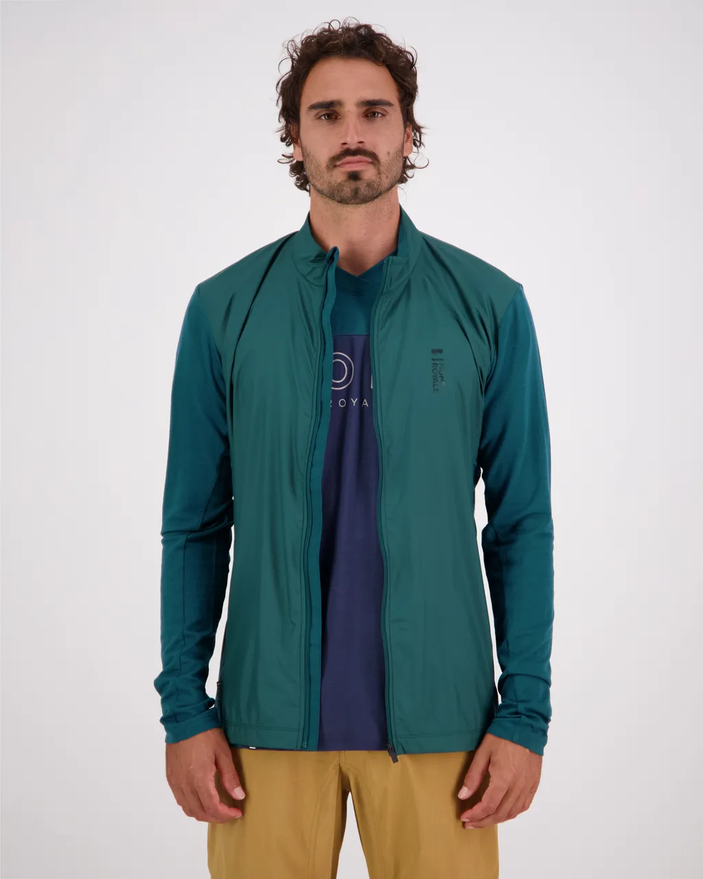 100308-1165-300 - Redwood Merino Air-Con Wind Jersey - Evergreen - Mens