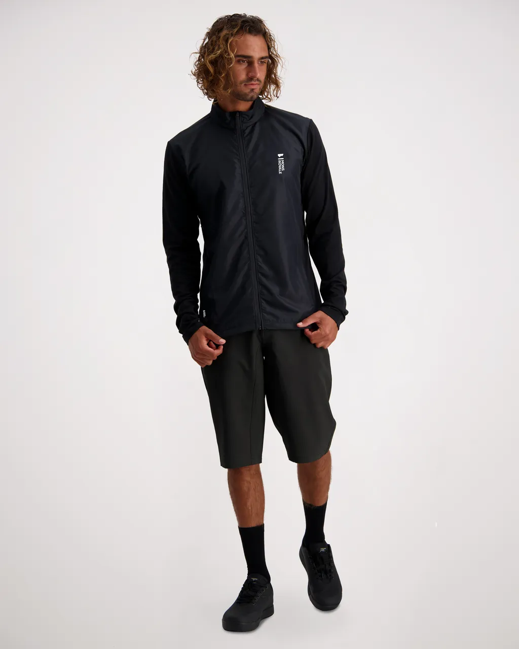 100308-1165-001 - Redwood Merino Air-Con Wind Jersey - Black - Mens
