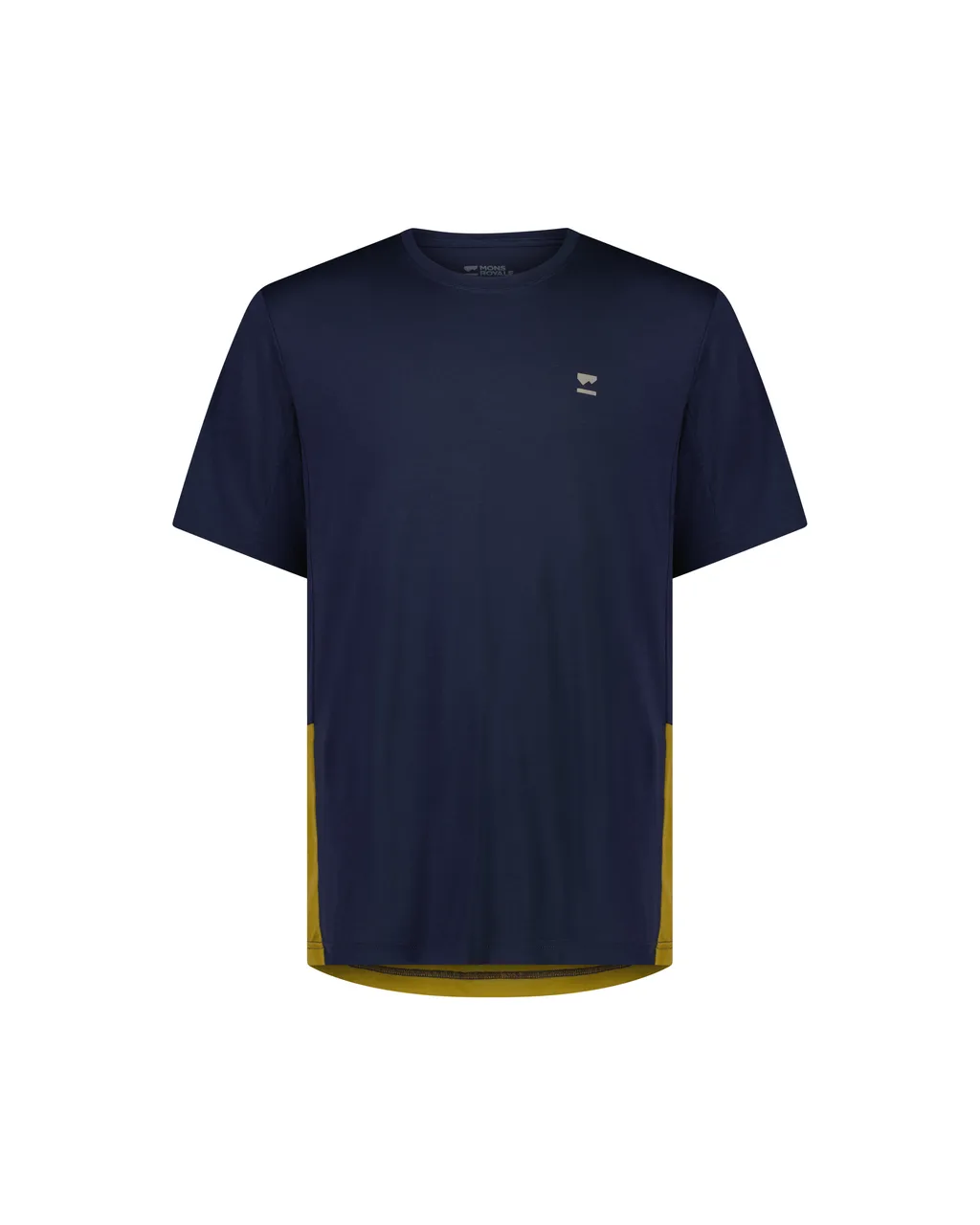 100545-1169-721 - Tarn Merino Shift T-Shirt - Cumin / Midnight - Mens