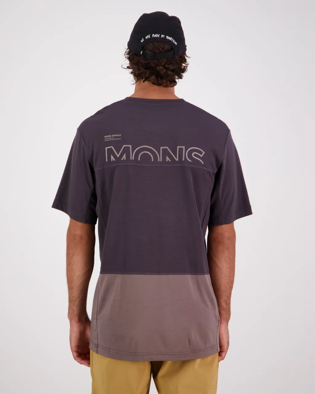 100545-1169-665 - Tarn Merino Shift T-Shirt - Iron / Shale - Mens