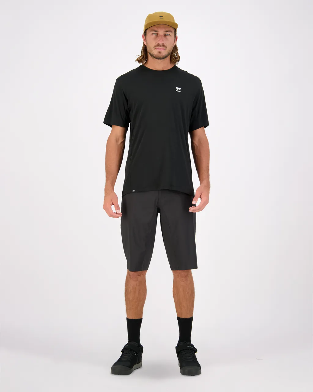 100545-1169-001 - Tarn Merino Shift T-Shirt - Black - Mens