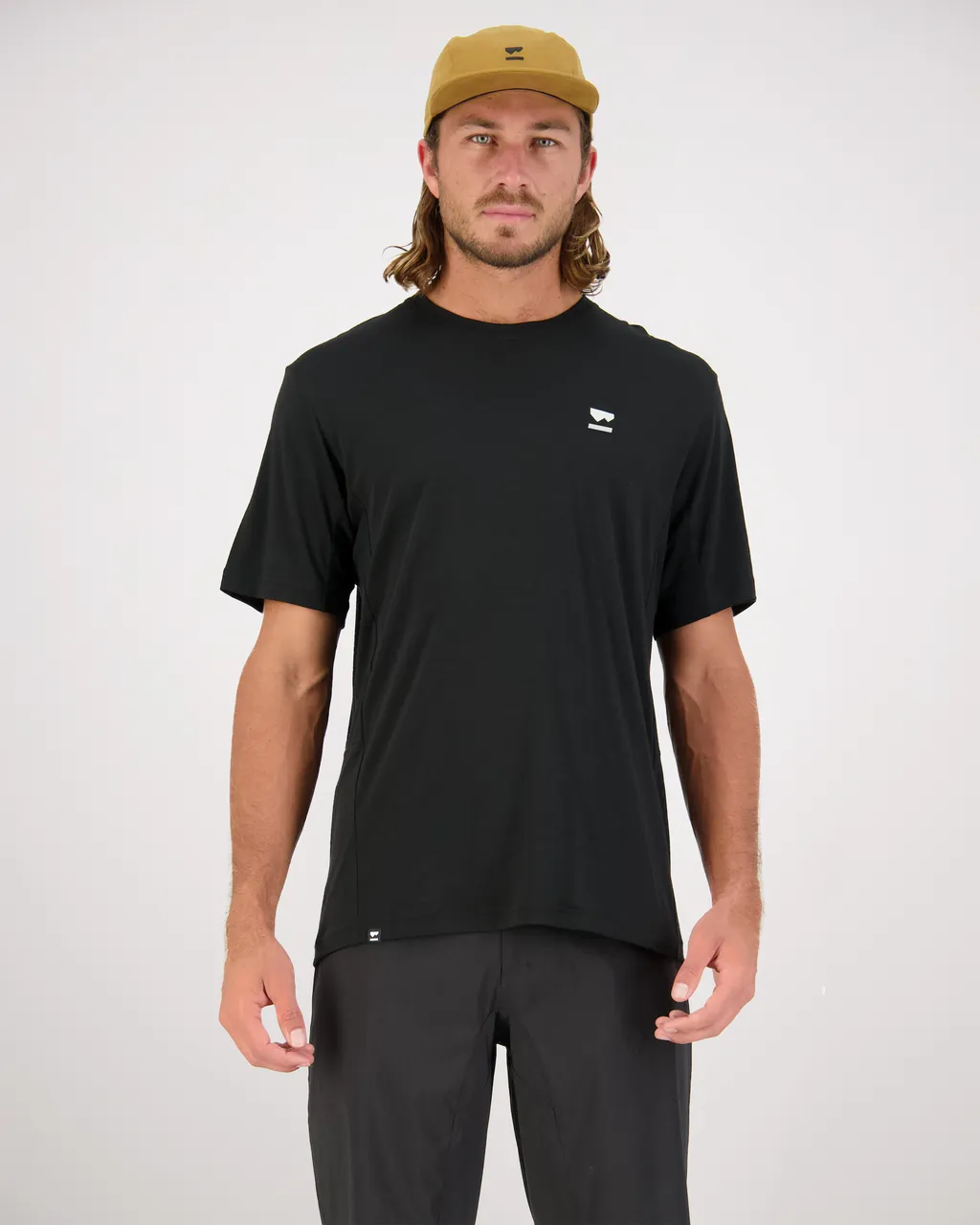 100545-1169-001 - Tarn Merino Shift T-Shirt - Black - Mens