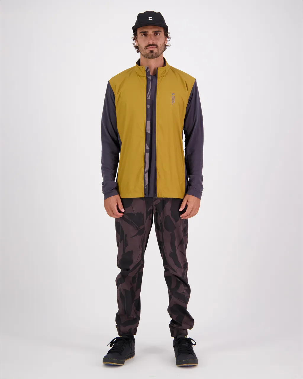 100308-1165-661 - Redwood Merino Air-Con Wind Jersey - Shale / Cumin - Mens