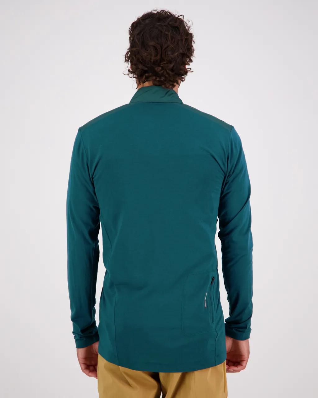 100308-1165-300 - Redwood Merino Air-Con Wind Jersey - Evergreen - Mens