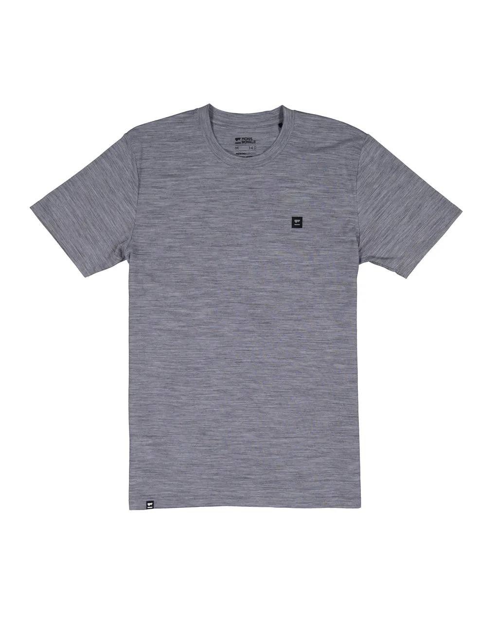100275-2227-710 - Icon Merino Air-Con T-Shirt - Grey Heather - Mens