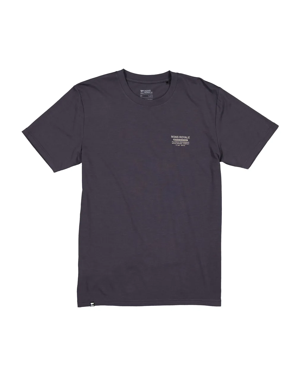 100275-1229-712 - Icon Merino Air-Con T-Shirt - Shale - Mens