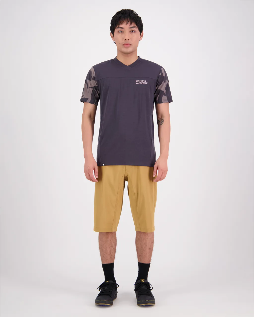 100144-1171-717 - Redwood Merino Air-Con VT - Shale / Fragments - Mens