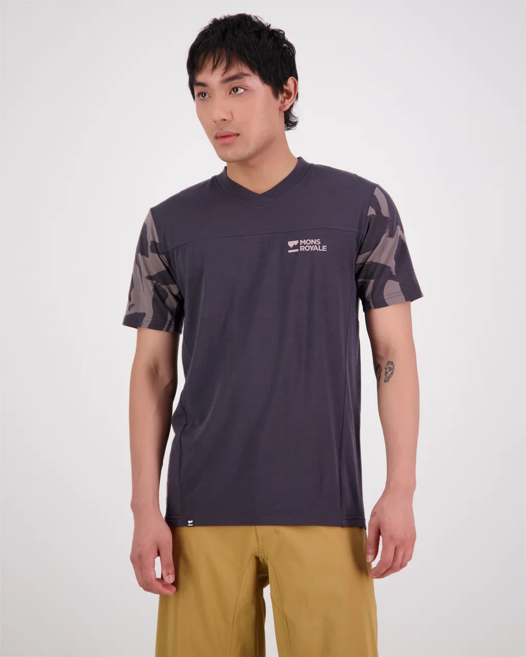 100144-1171-717 - Redwood Merino Air-Con VT - Shale / Fragments - Mens
