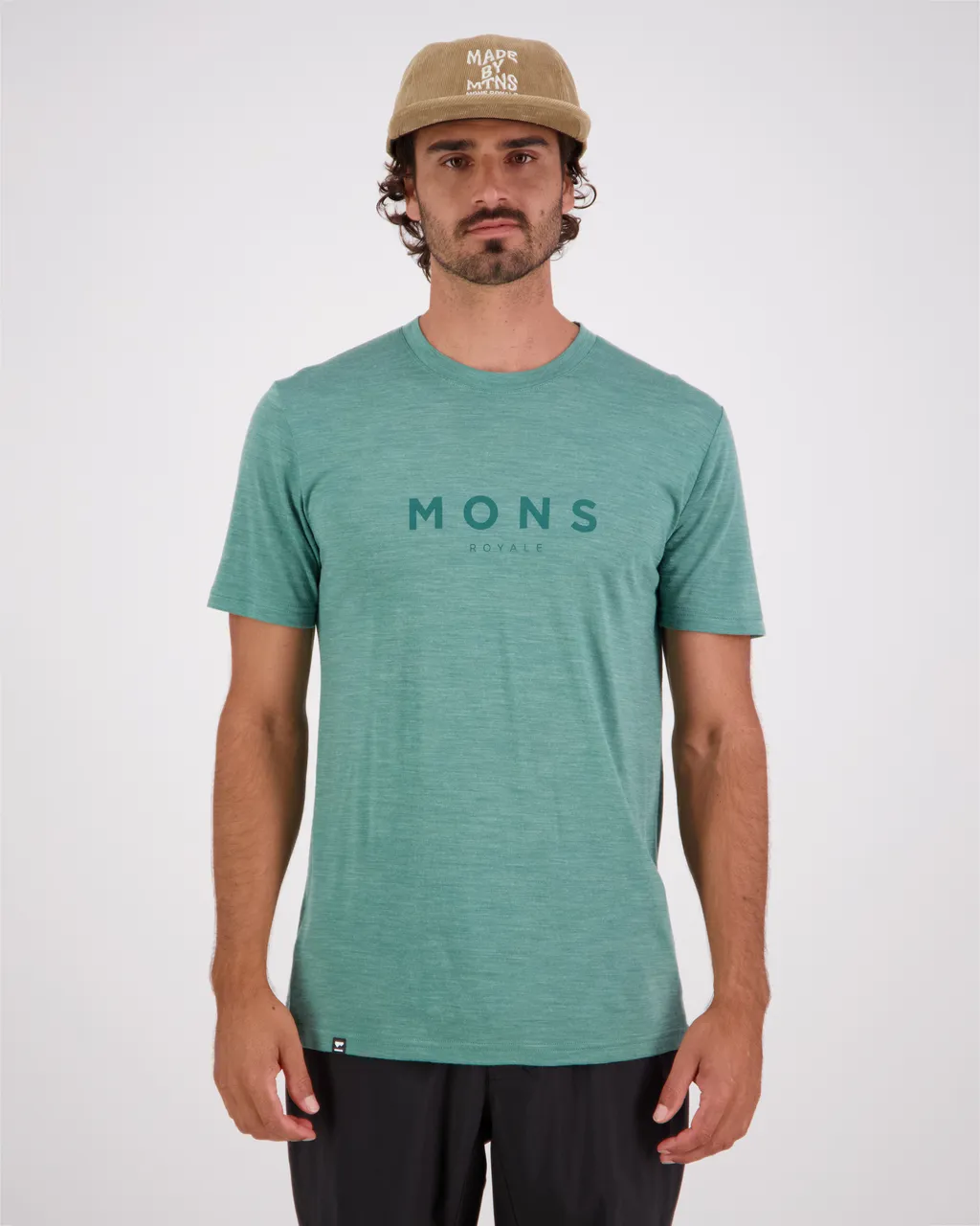 100557-1139-722 - Zephyr Merino Cool T-Shirt - Smokey Green - Mens