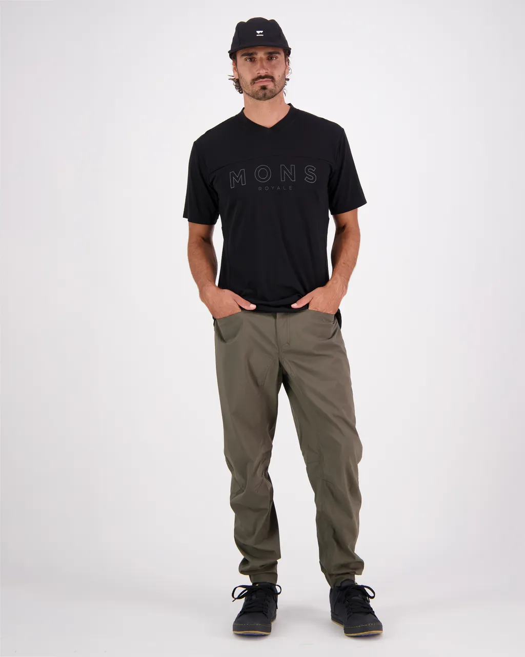 100144-1146-001 - Redwood Merino Air-Con VT - Black - Mens