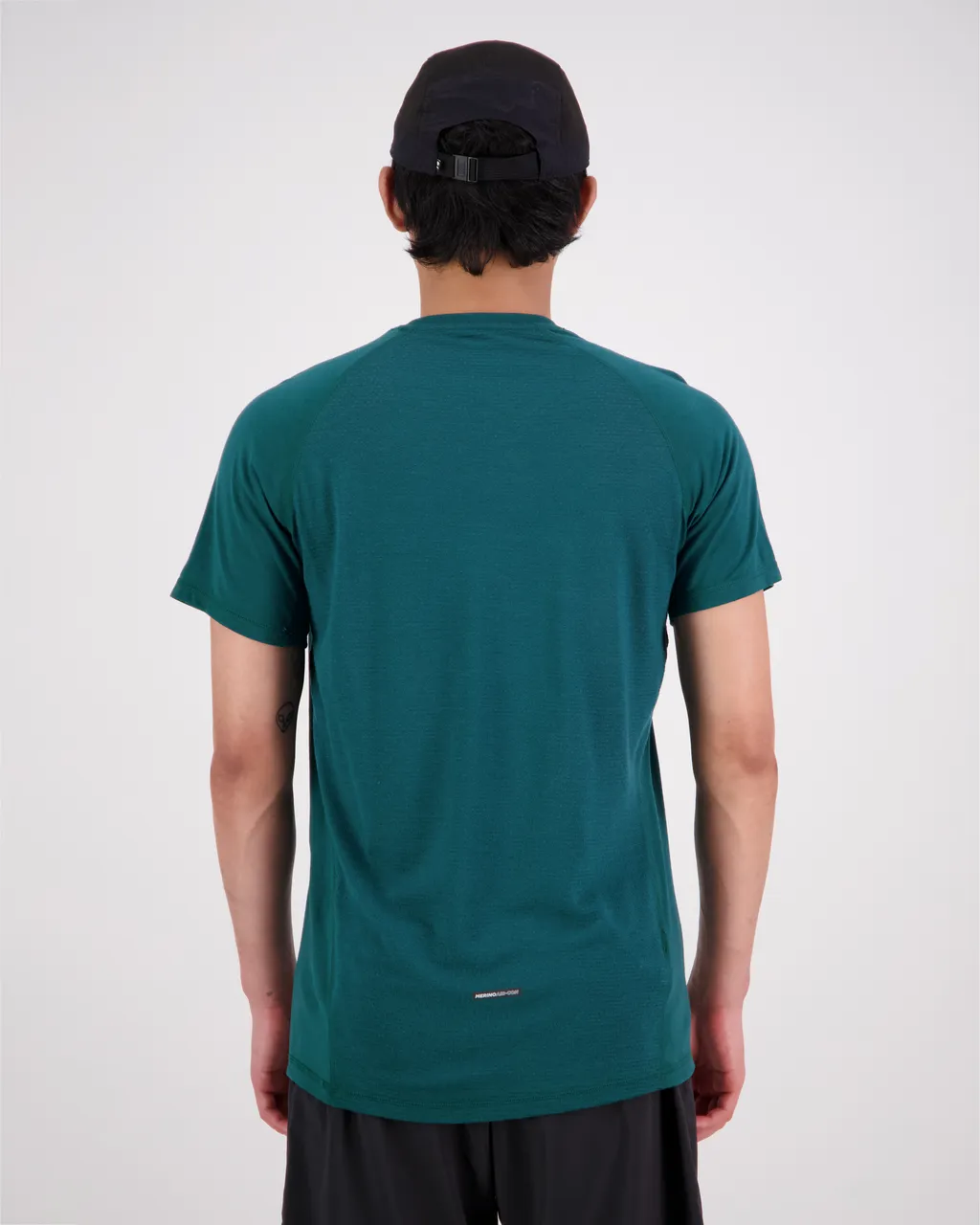 100080-1165-300 - Temple Merino Air-Con T-Shirt - Evergreen - Mens