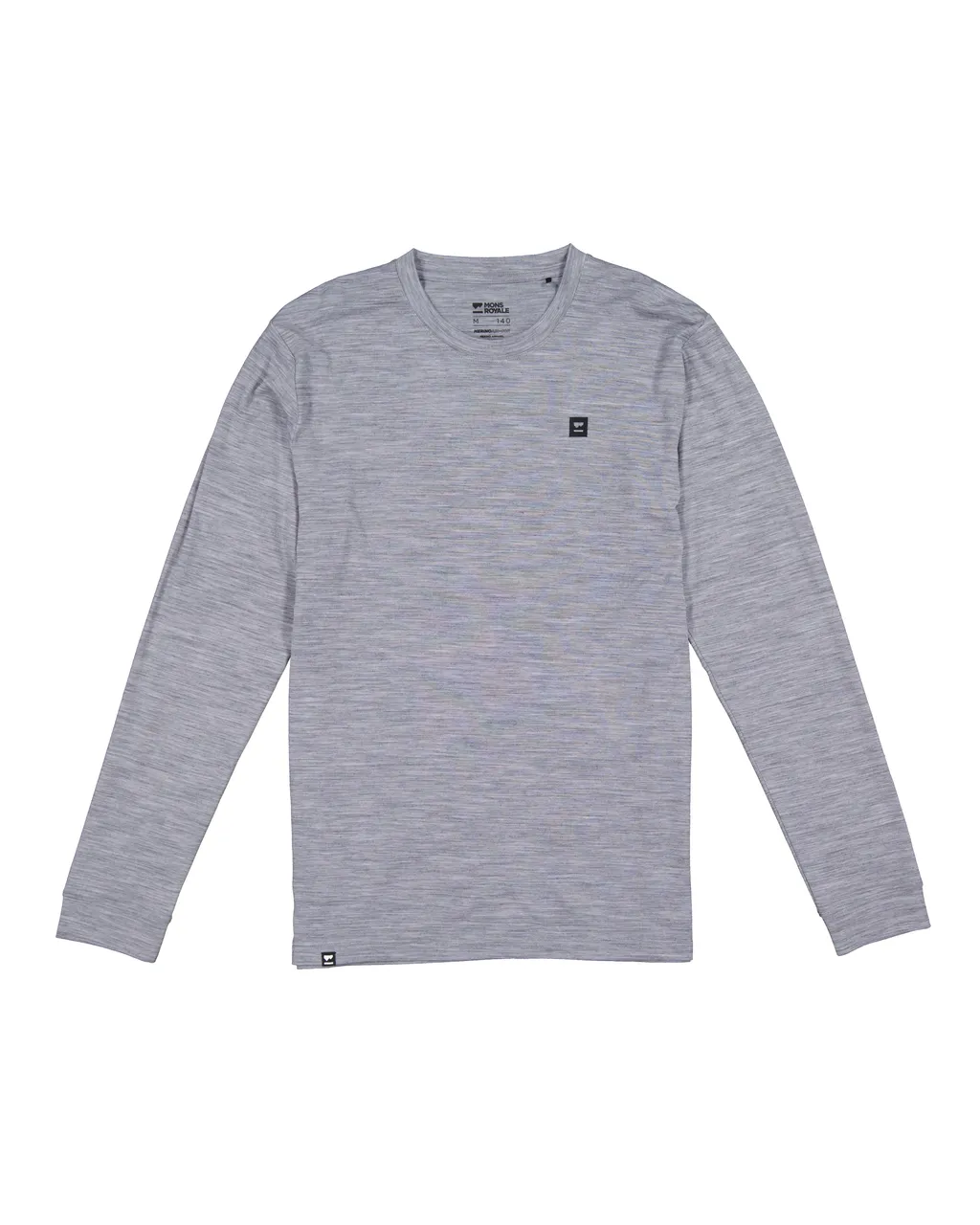 100389-2227-710 - Icon Merino Air-Con LS - Grey Heather - Mens