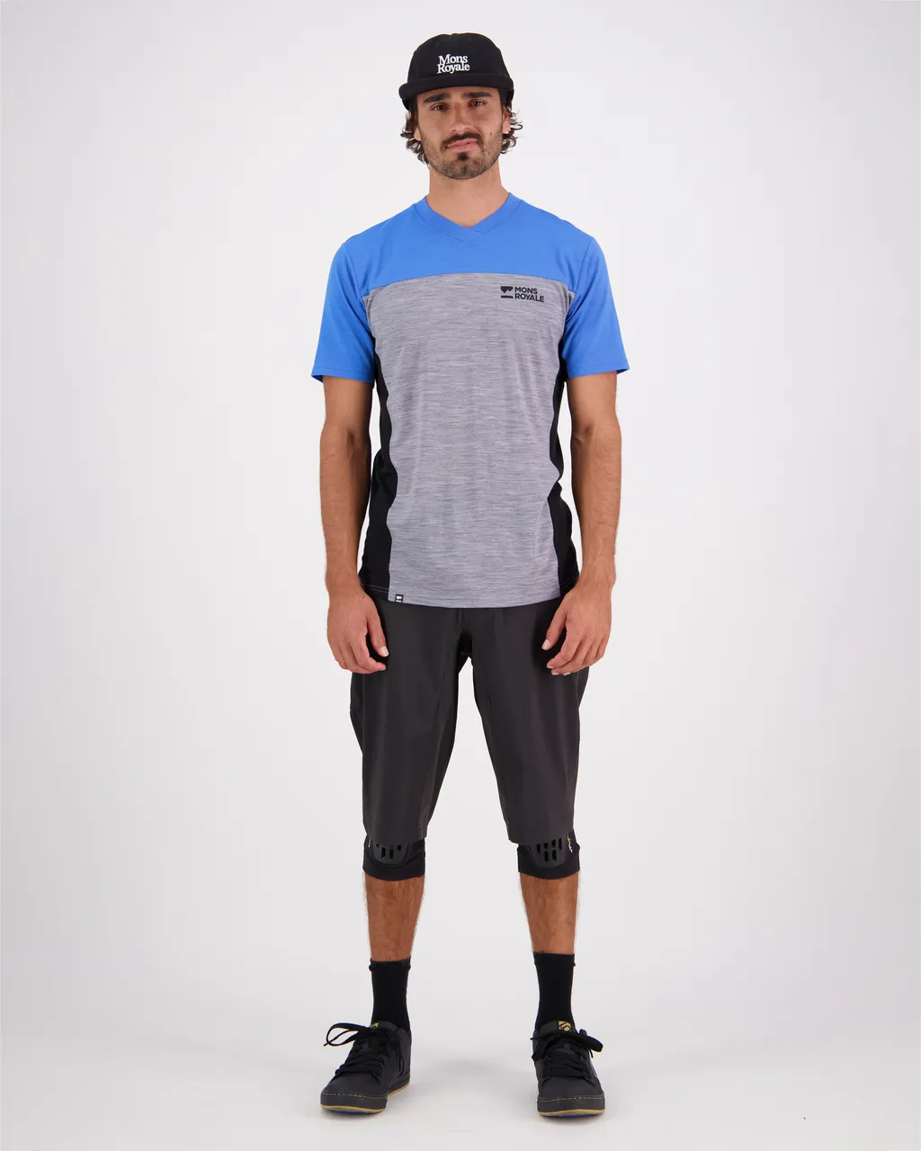 100144-1171-718 - Redwood Merino Air-Con VT - Blue Gravel - Mens