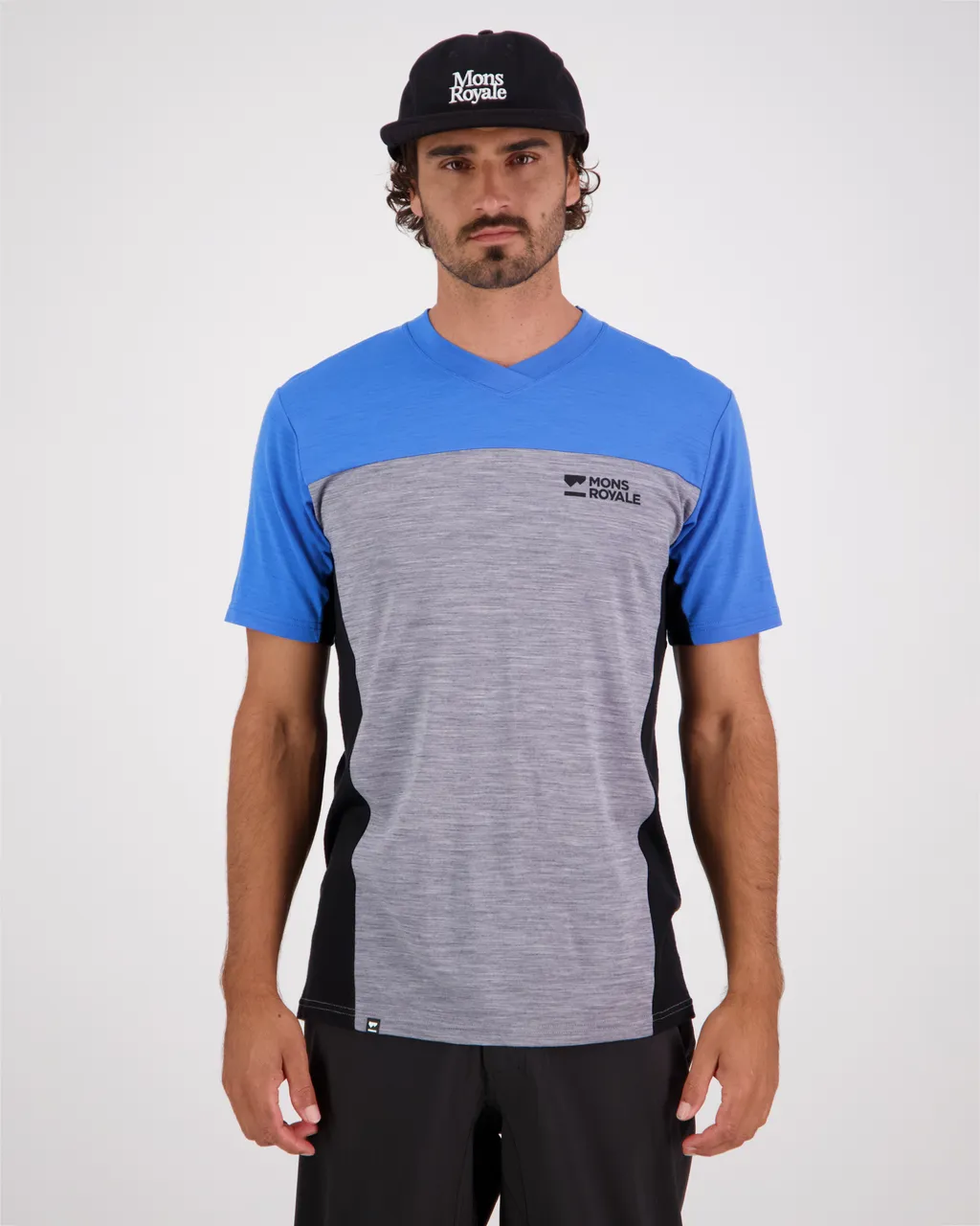 100144-1171-718 - Redwood Merino Air-Con VT - Blue Gravel - Mens