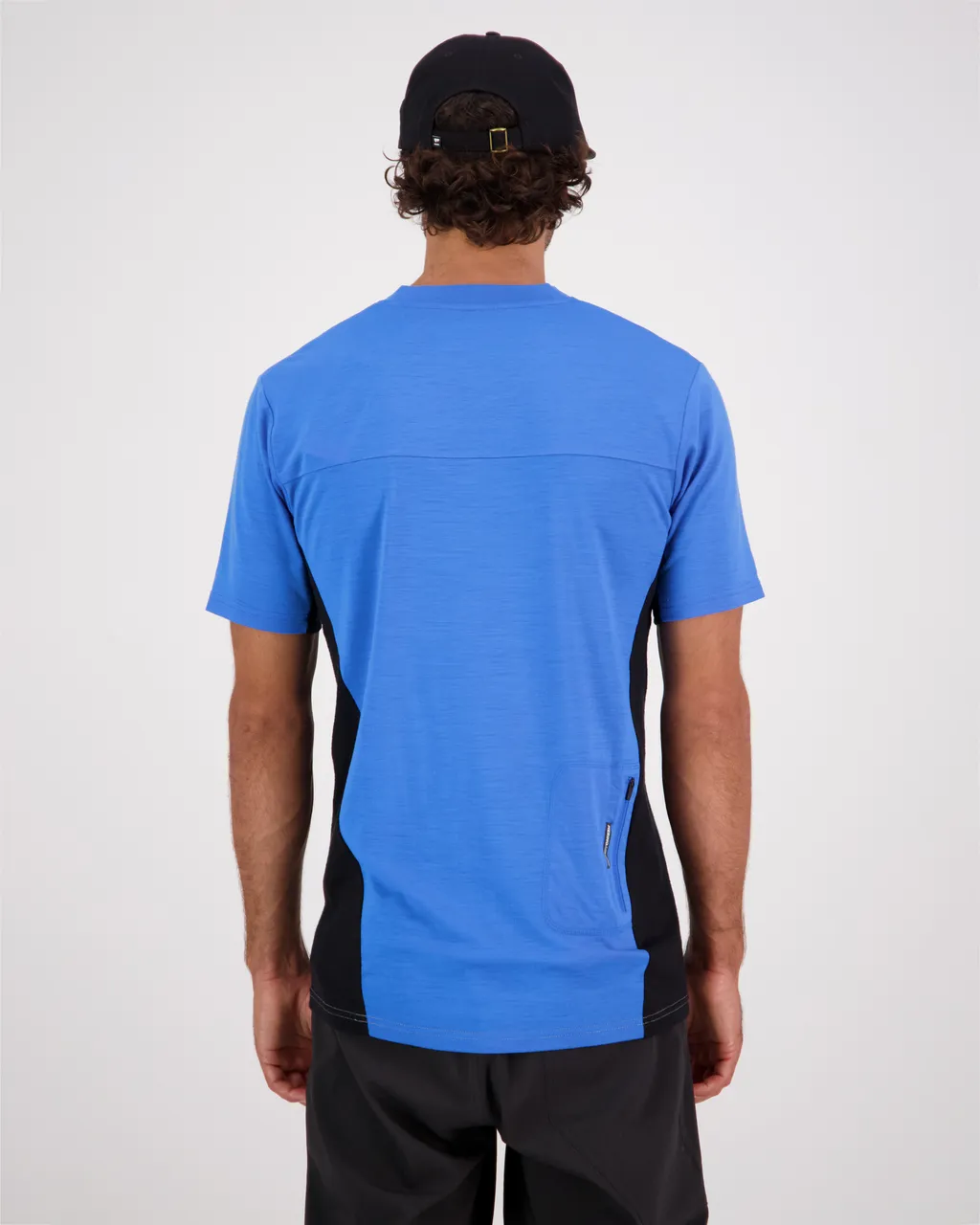 100144-1171-718 - Redwood Merino Air-Con VT - Blue Gravel - Mens