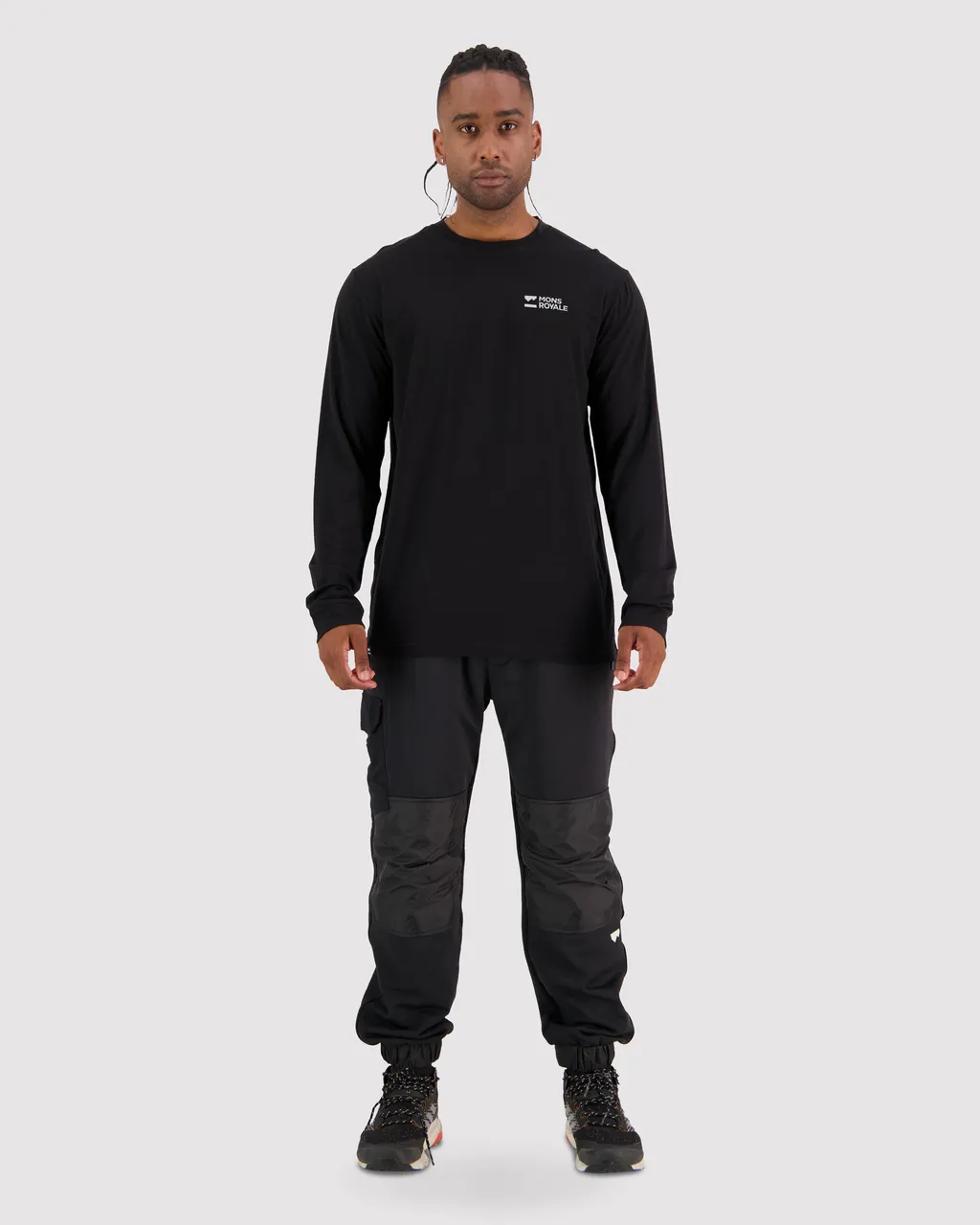 100389-1171-001 - Icon Merino Air-Con LS - Black - Mens