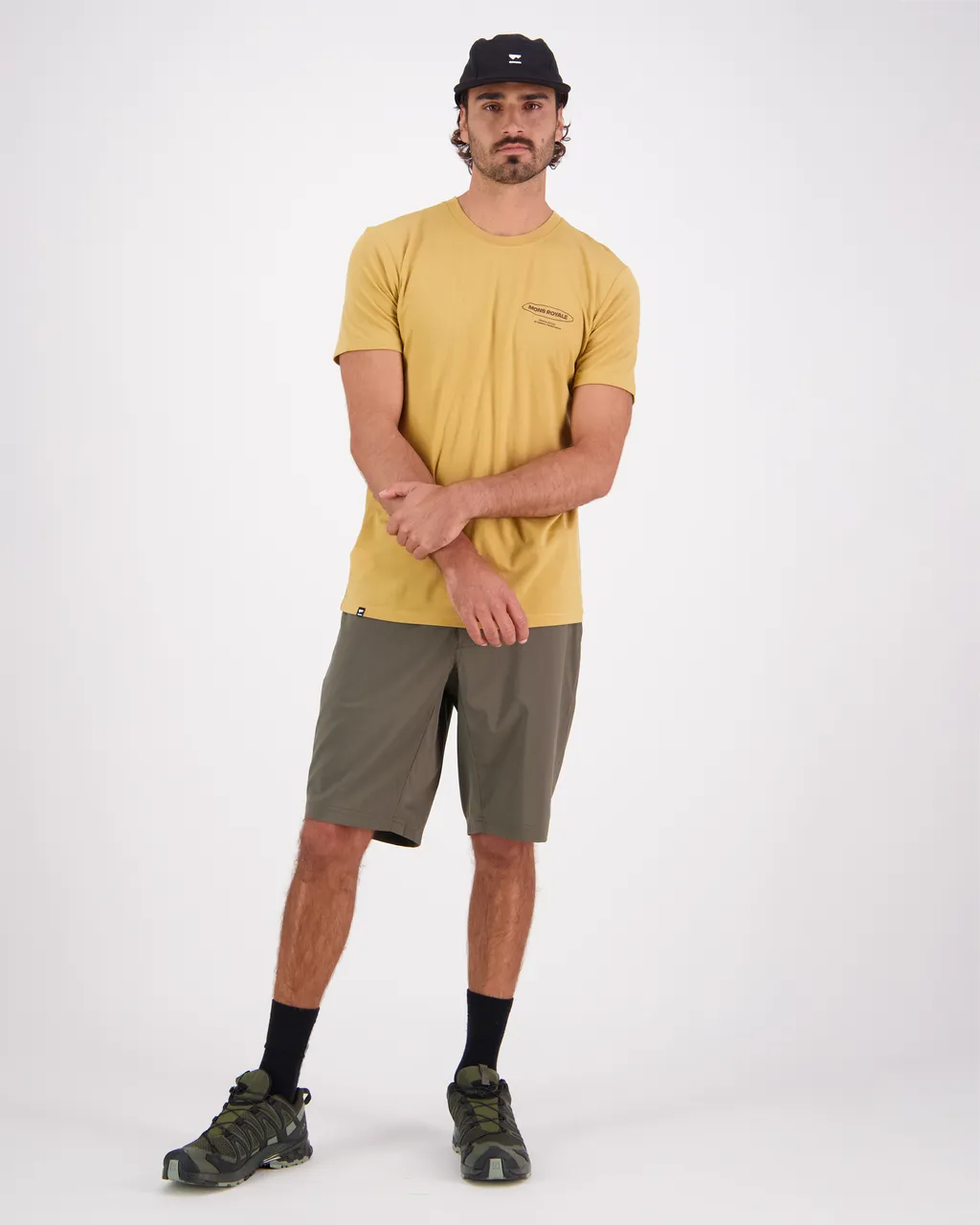 100275-1231-220 - Icon Merino Air-Con T-Shirt - Honey - Mens