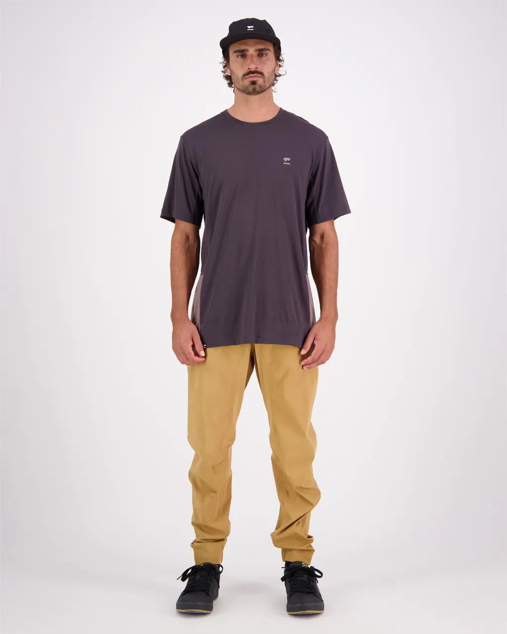 100545-1169-665 - Tarn Merino Shift T-Shirt - Iron / Shale - Mens
