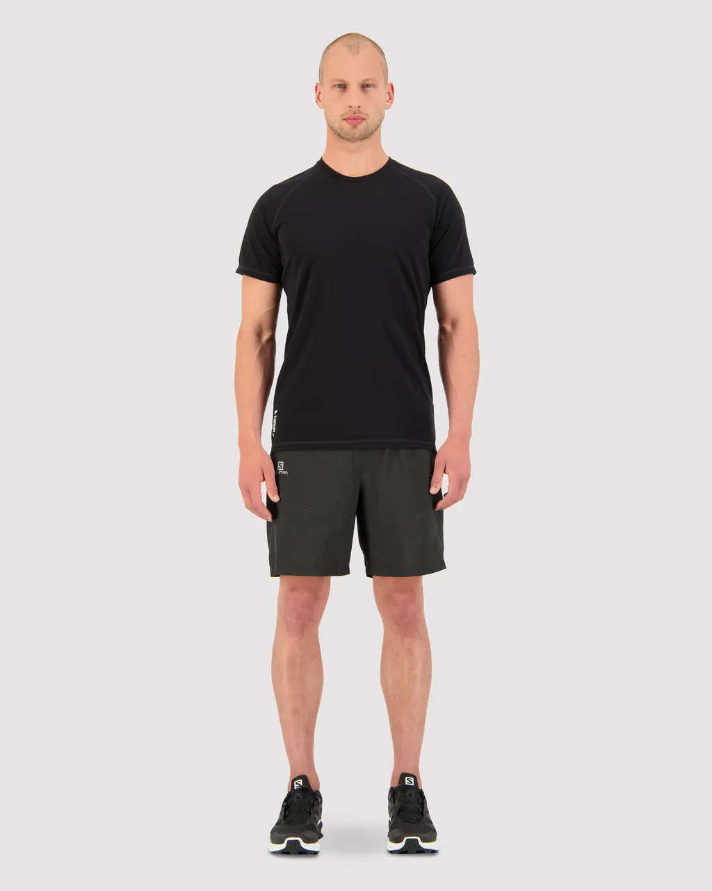 100080-1165-001 - Temple Merino Air-Con T-Shirt - Black - Mens