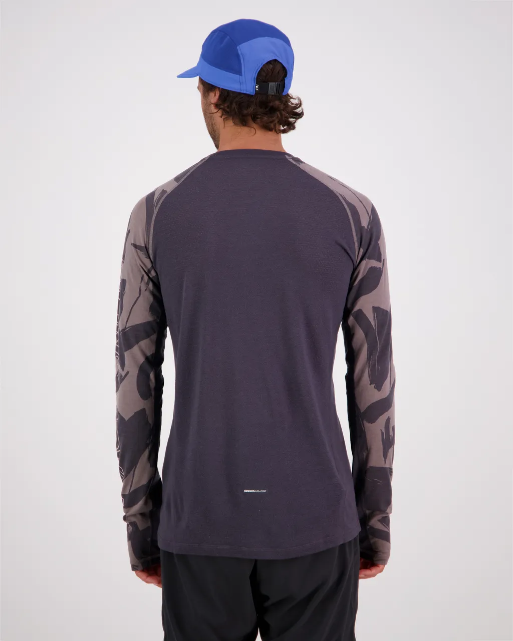 100079-2165-717 - Temple Merino Air-Con LS - Shale / Fragments - Mens