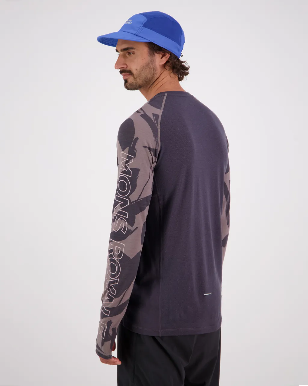 100079-2165-717 - Temple Merino Air-Con LS - Shale / Fragments - Mens