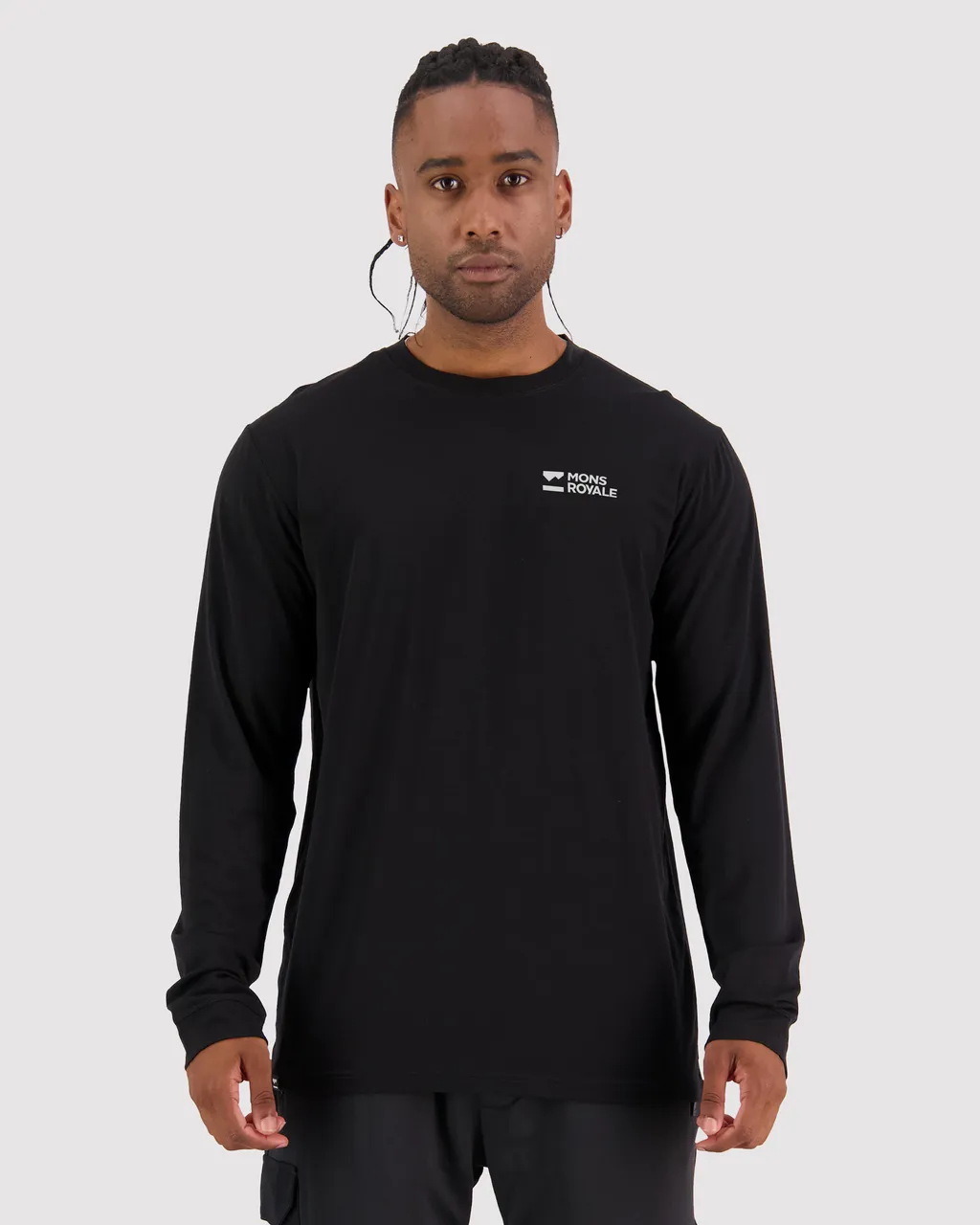 100389-1171-001 - Icon Merino Air-Con LS - Black - Mens