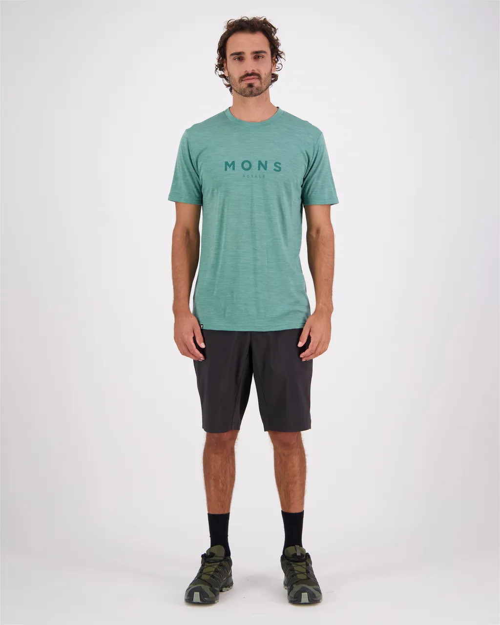 100557-1139-722 - Zephyr Merino Cool T-Shirt - Smokey Green - Mens