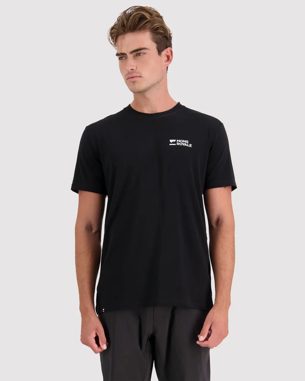 100275-1171-001 - Icon Merino Air-Con T-Shirt - Black - Mens